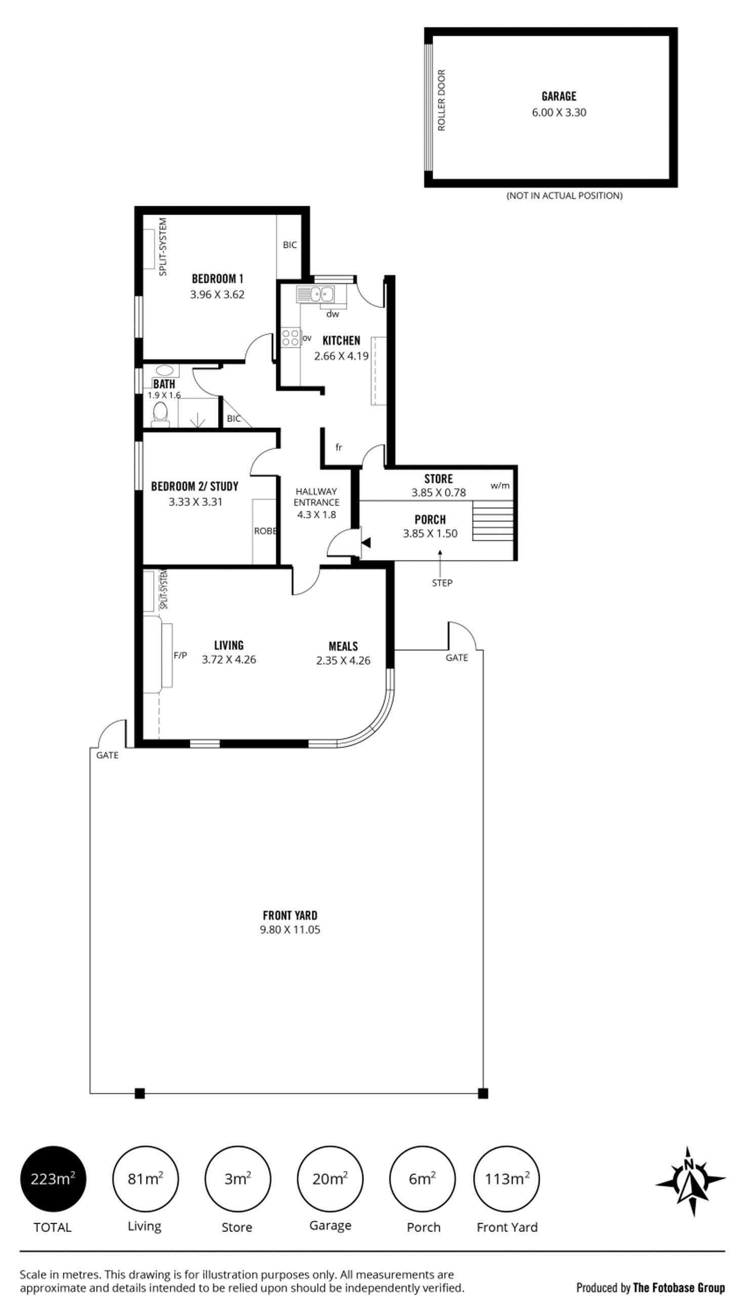 Floorplan of Homely apartment listing, 1/4 Malcolm Street, Millswood SA 5034