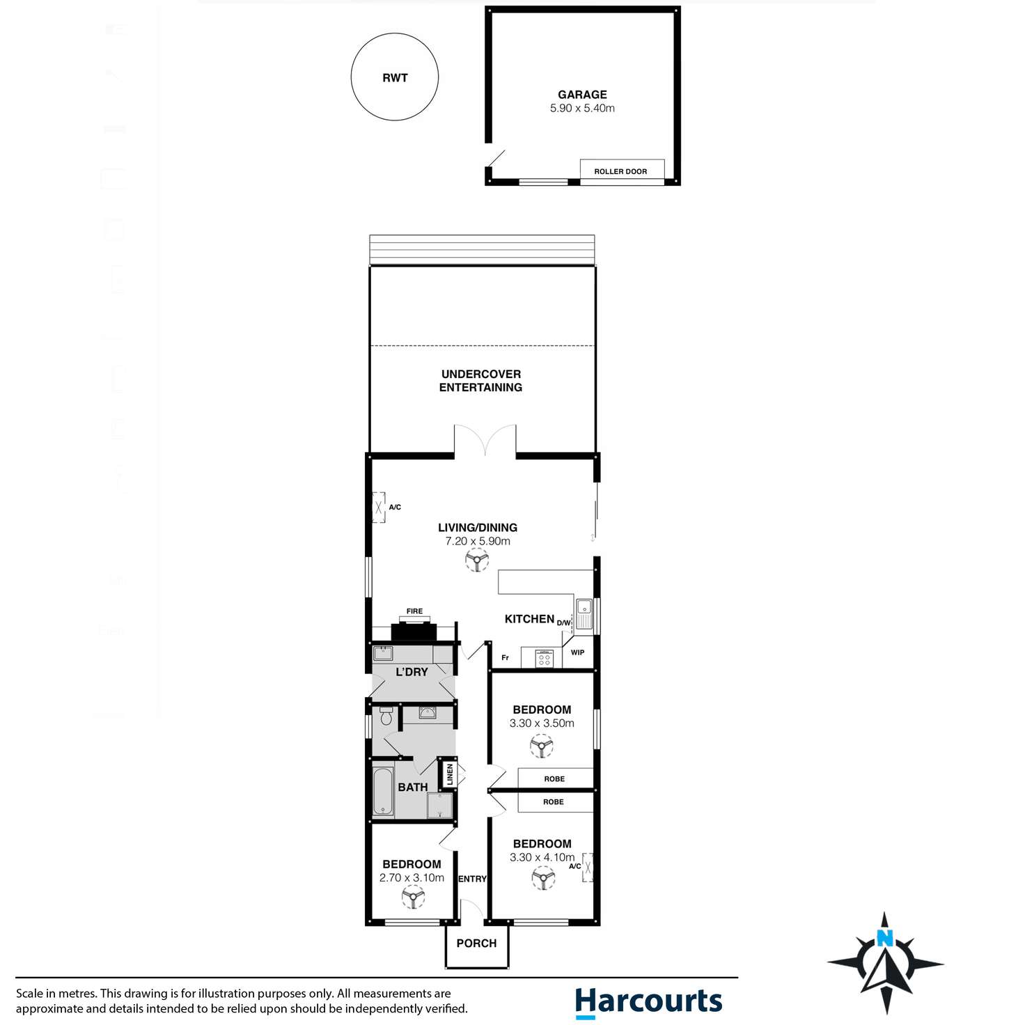 Floorplan of Homely house listing, 10 Murray Street, Goolwa North SA 5214