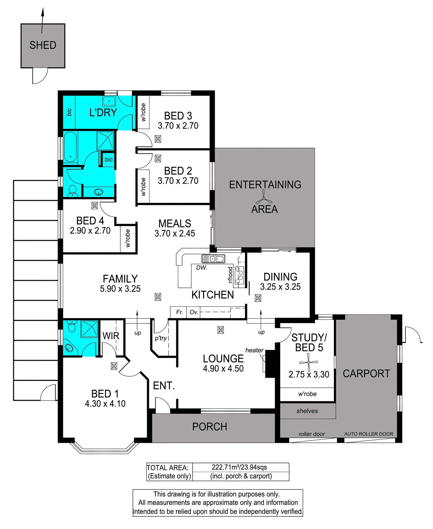 Floorplan of Homely house listing, 8 Fastnet Court, Hallett Cove SA 5158