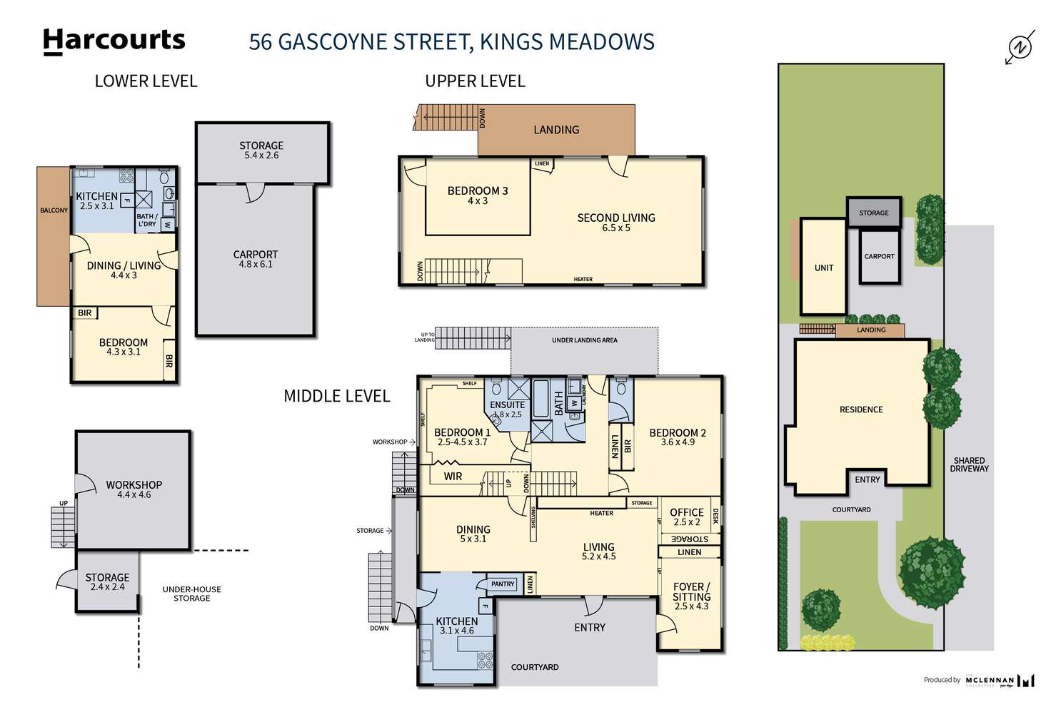 Floorplan of Homely house listing, 56 Gascoyne Street, Kings Meadows TAS 7249