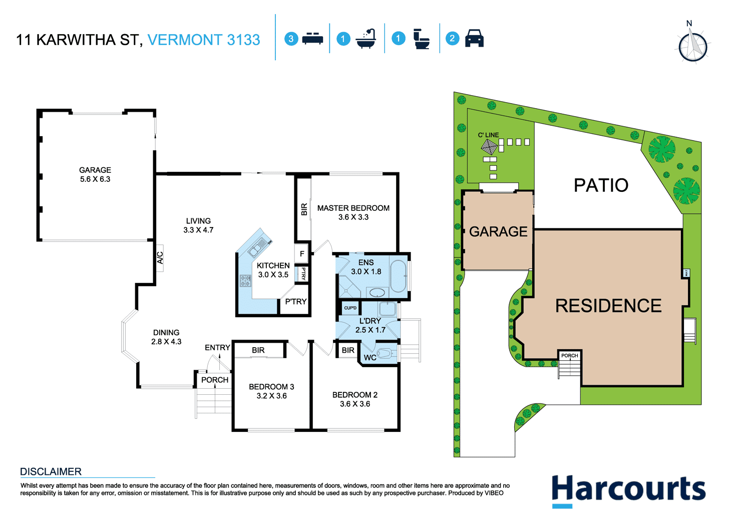 Floorplan of Homely house listing, 11 Karwitha Street, Vermont VIC 3133