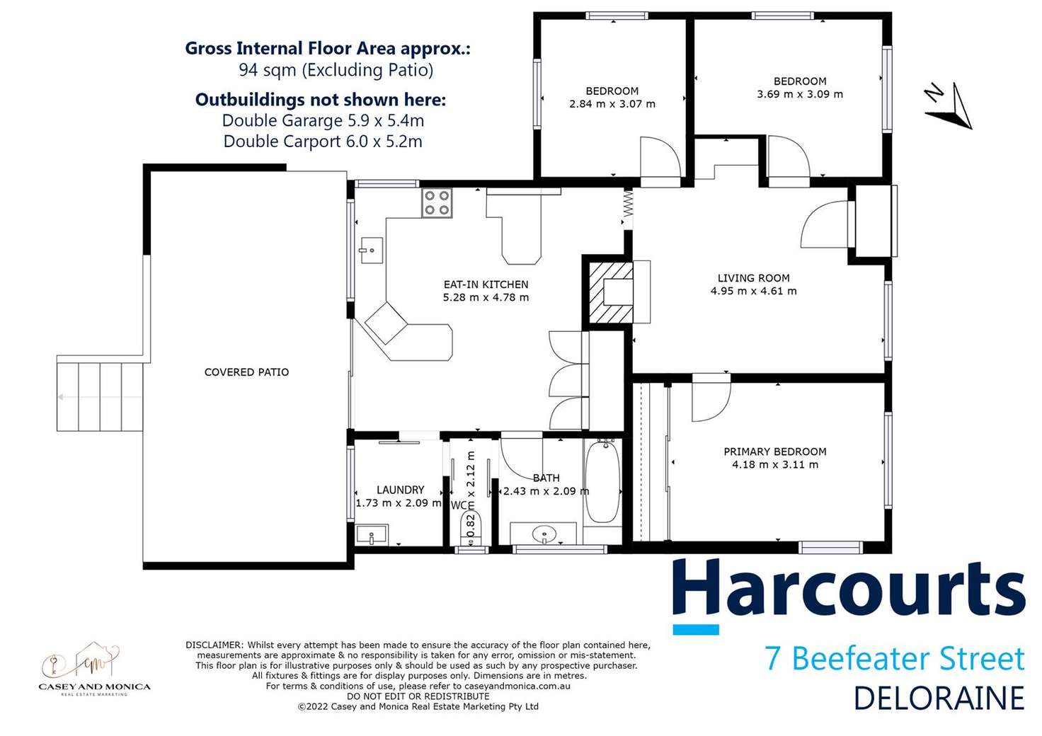 Floorplan of Homely house listing, 7 Beefeater Street, Deloraine TAS 7304