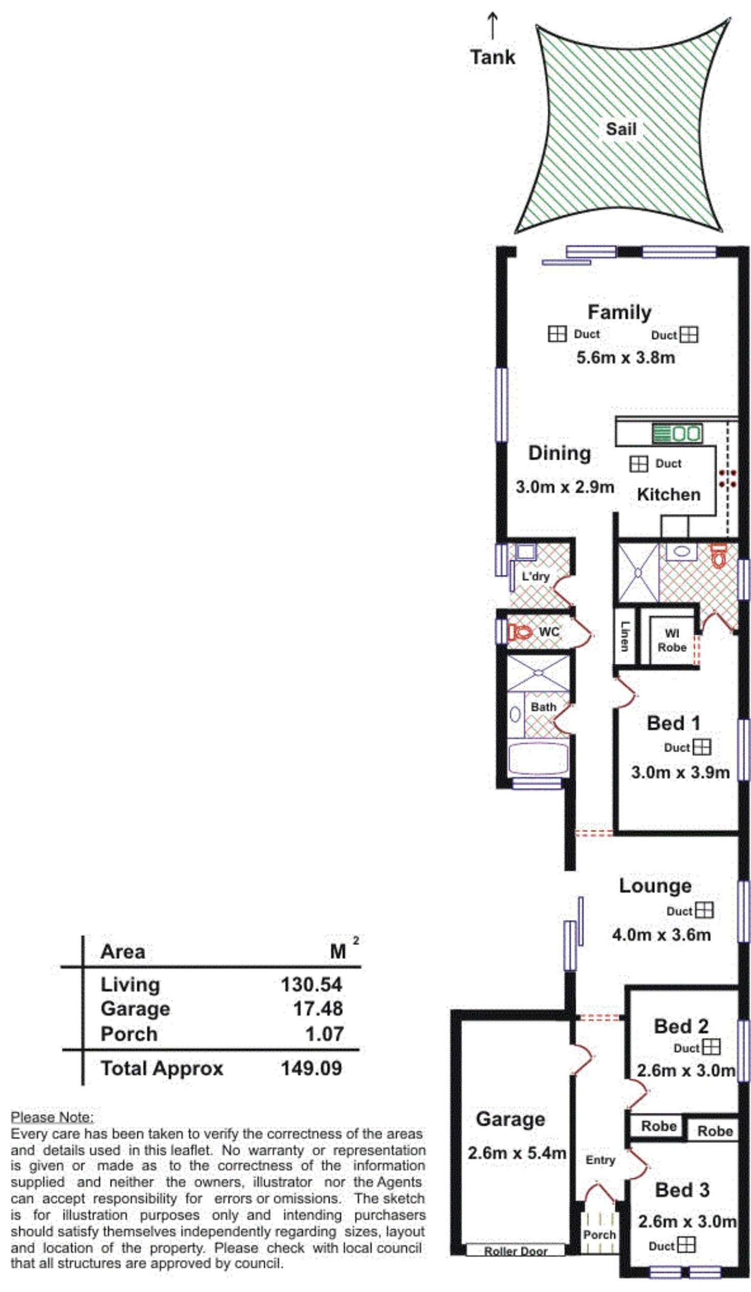 Floorplan of Homely house listing, 5 Sutton Terrace, Marleston SA 5033