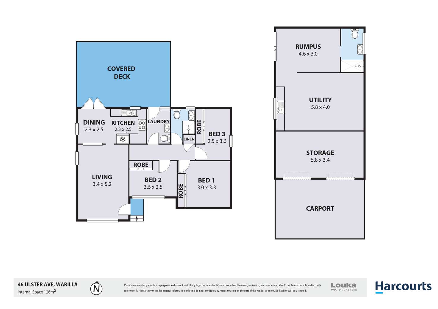 Floorplan of Homely house listing, 46 Ulster Avenue, Warilla NSW 2528