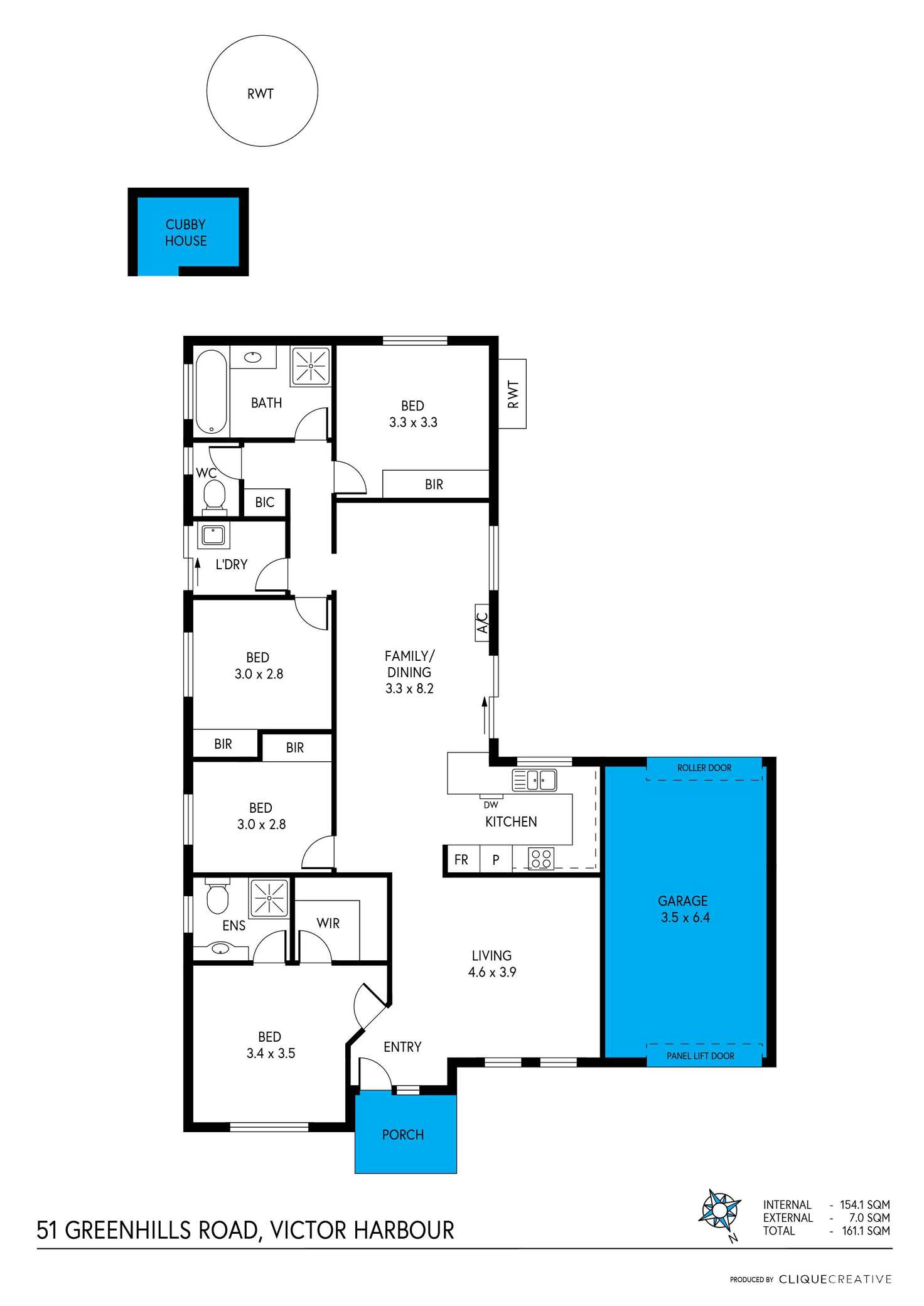 Floorplan of Homely house listing, 51 Greenhills Road, Victor Harbor SA 5211