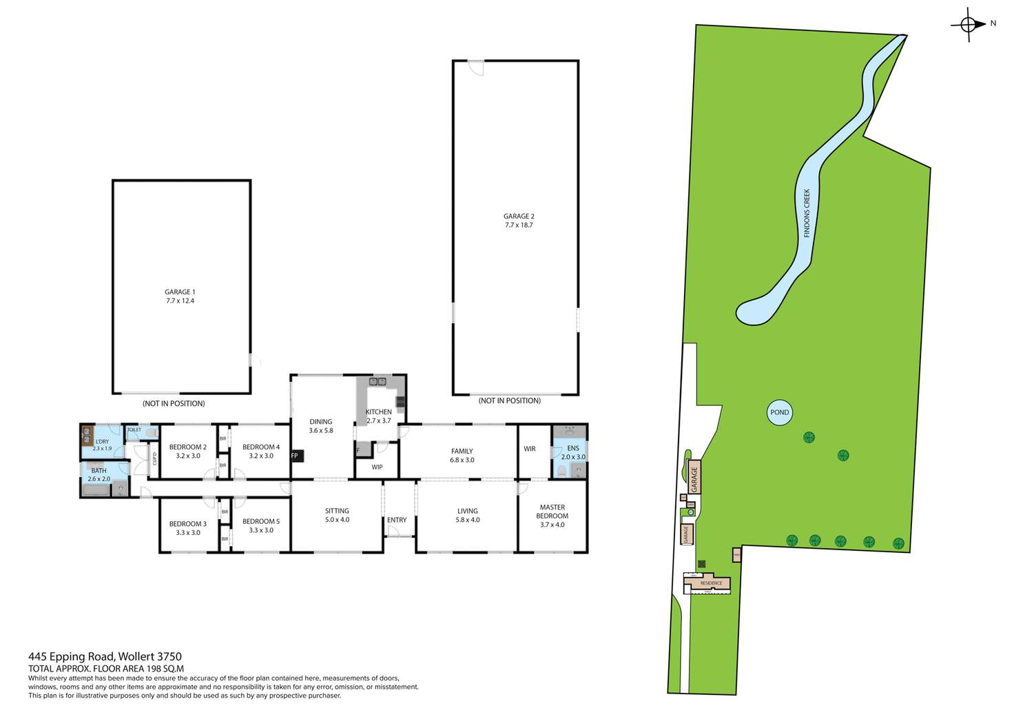 Floorplan of Homely house listing, 445 Epping Road, Wollert VIC 3750