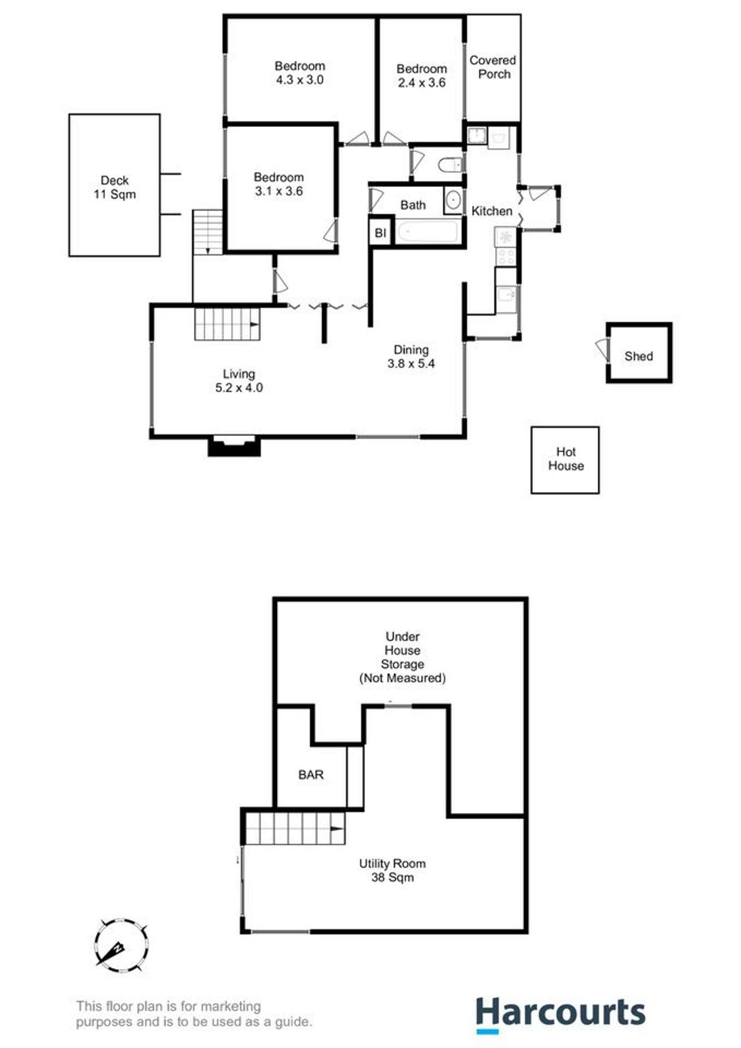 Floorplan of Homely house listing, 1 Gilba Street, Mornington TAS 7018