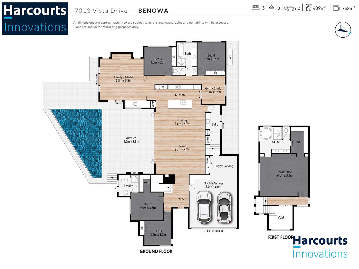 Floorplan of Homely house listing, 7013 Vista Drive, Benowa QLD 4217