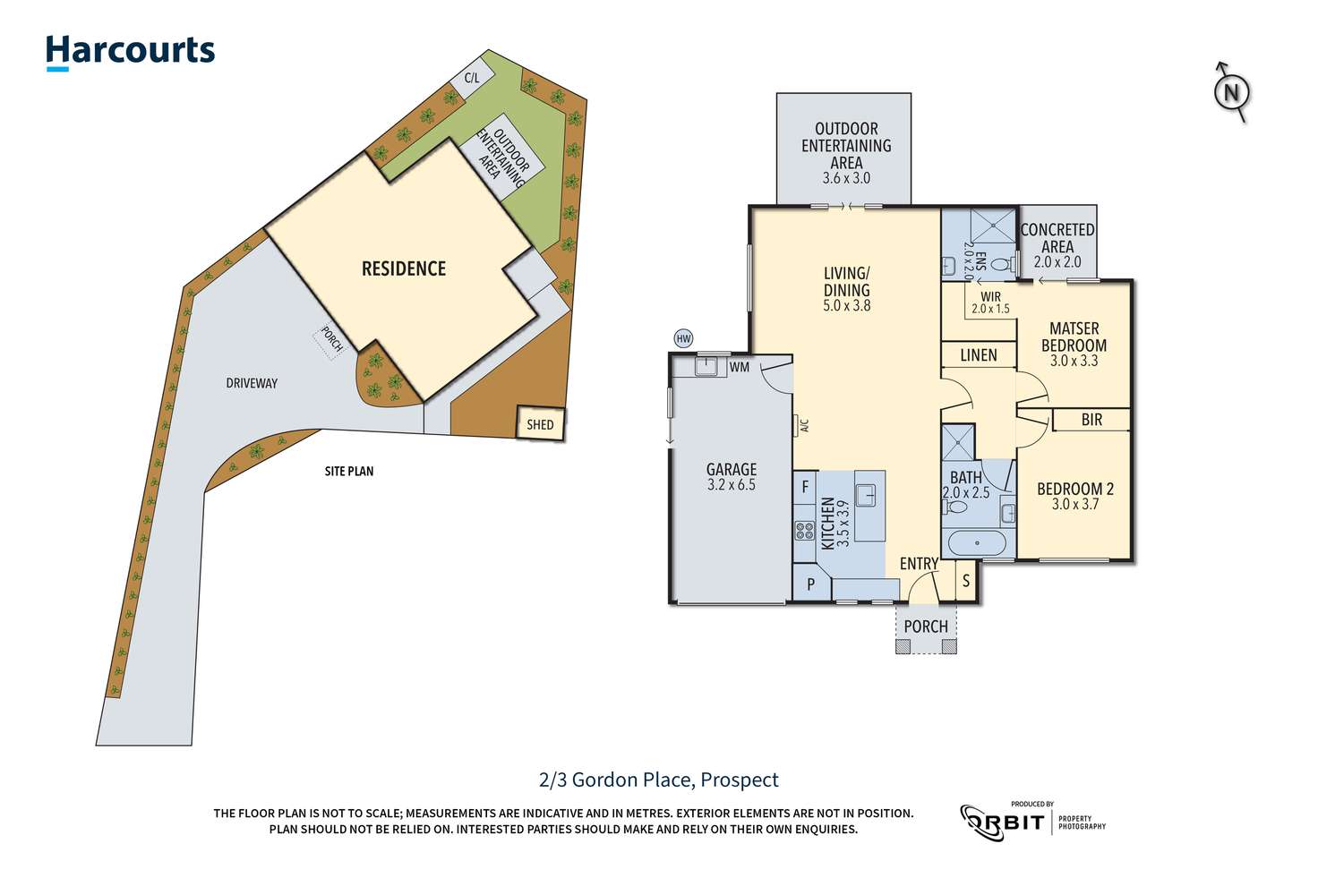 Floorplan of Homely unit listing, 2/3 Gordon Place, Prospect Vale TAS 7250