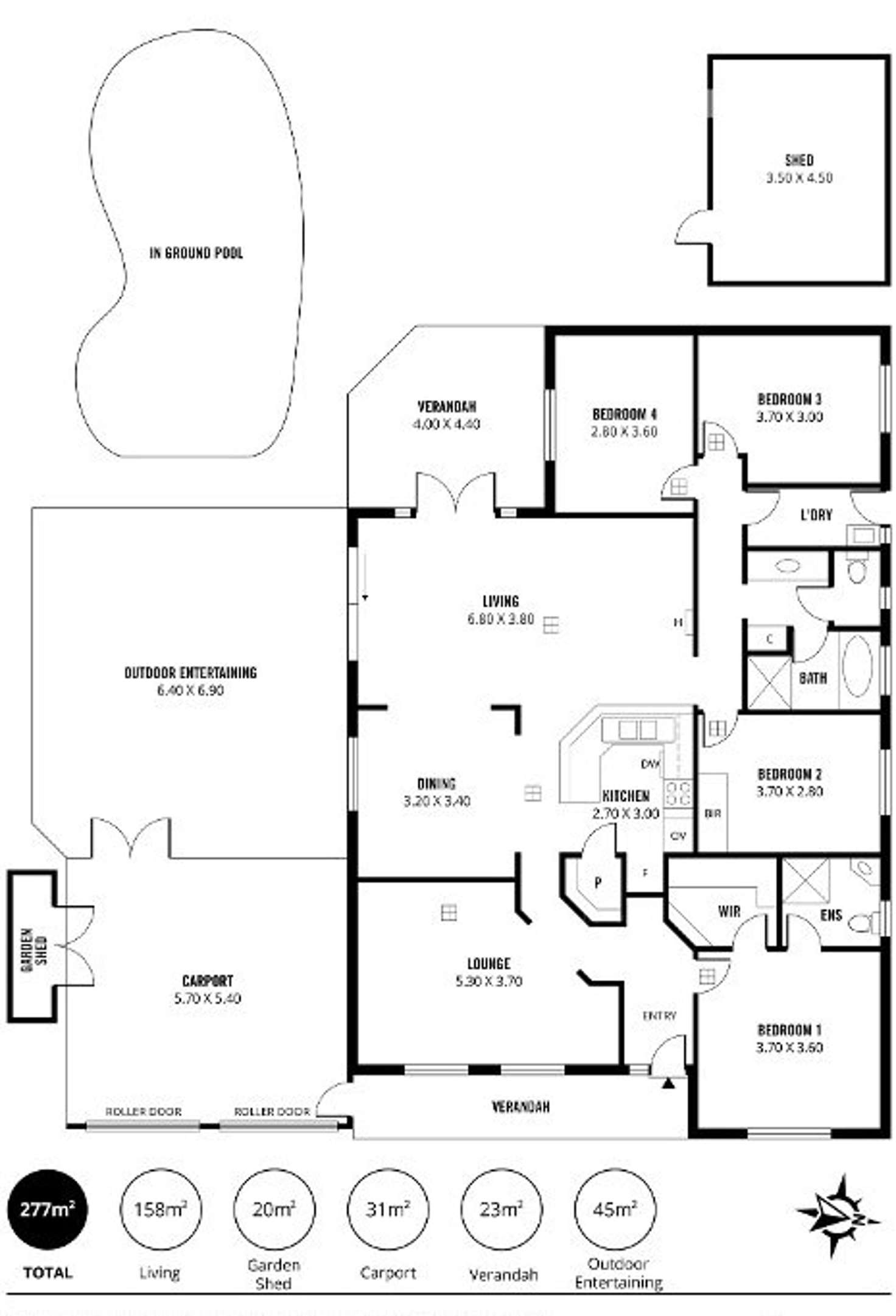 Floorplan of Homely house listing, 47 Montague Drive, Sheidow Park SA 5158