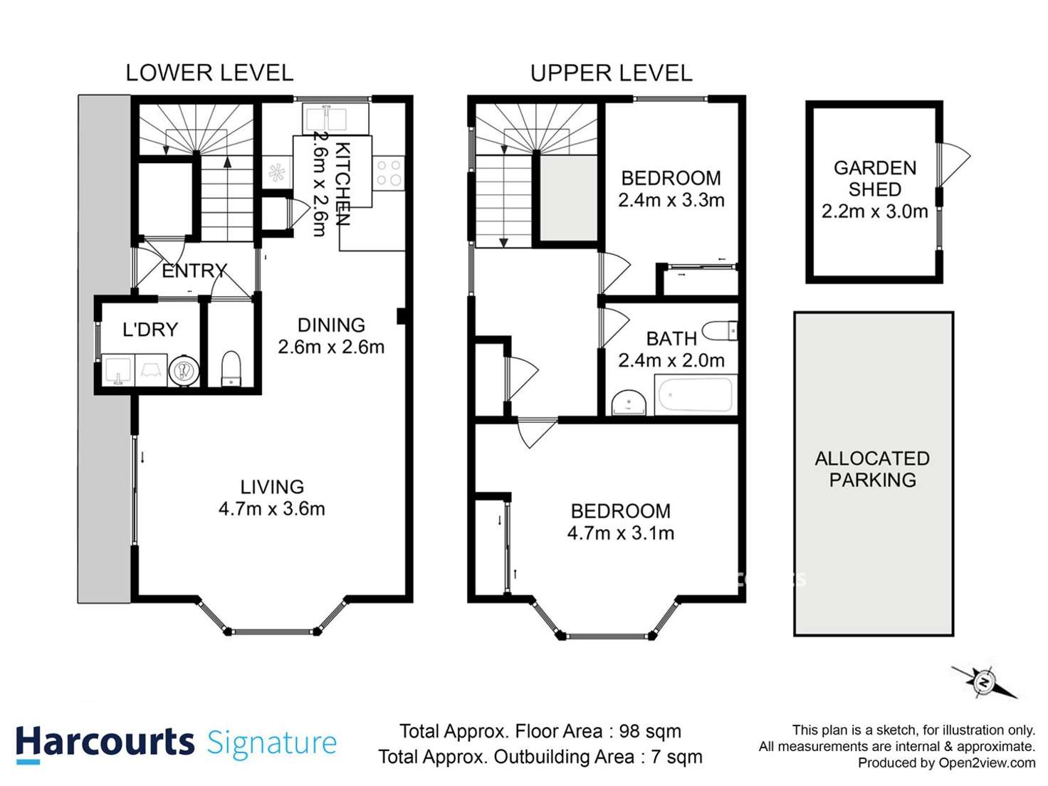 Floorplan of Homely villa listing, 17/23b Cadbury Road, Claremont TAS 7011