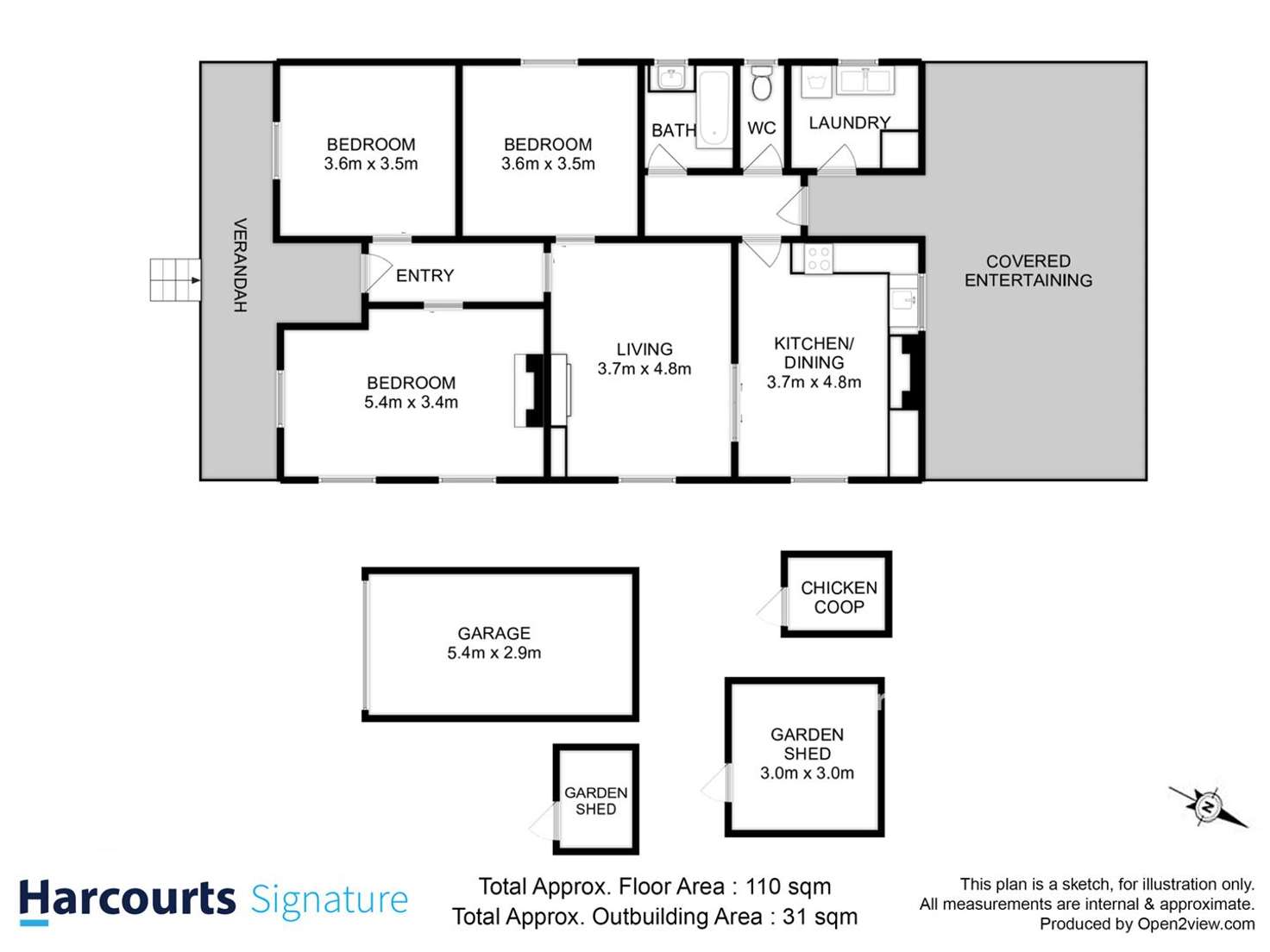 Floorplan of Homely house listing, 14 Amber Street, Claremont TAS 7011