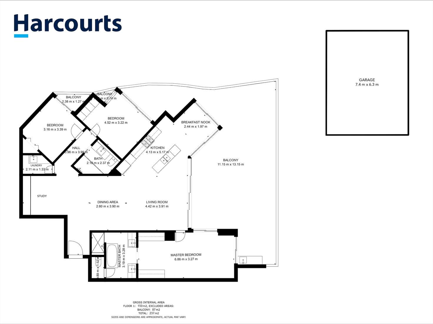 Floorplan of Homely apartment listing, 2703/45 Duncan Street, West End QLD 4101