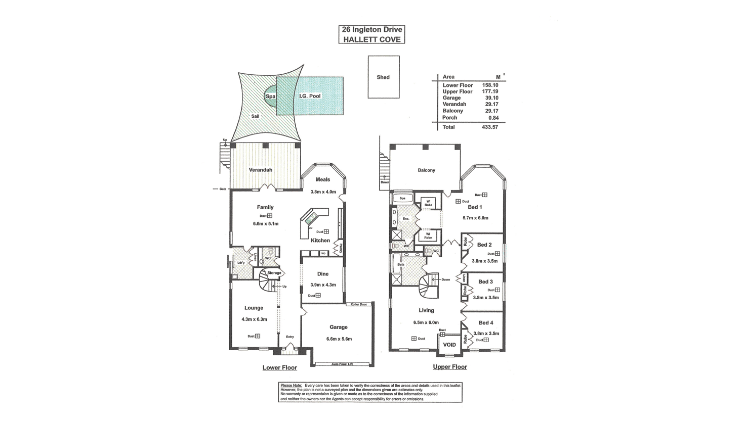 Floorplan of Homely house listing, 26 Ingleton Drive, Hallett Cove SA 5158