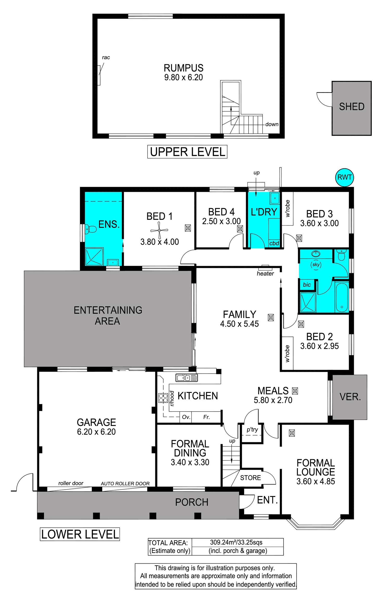 Floorplan of Homely house listing, 18 Jupiter Street, Hallett Cove SA 5158