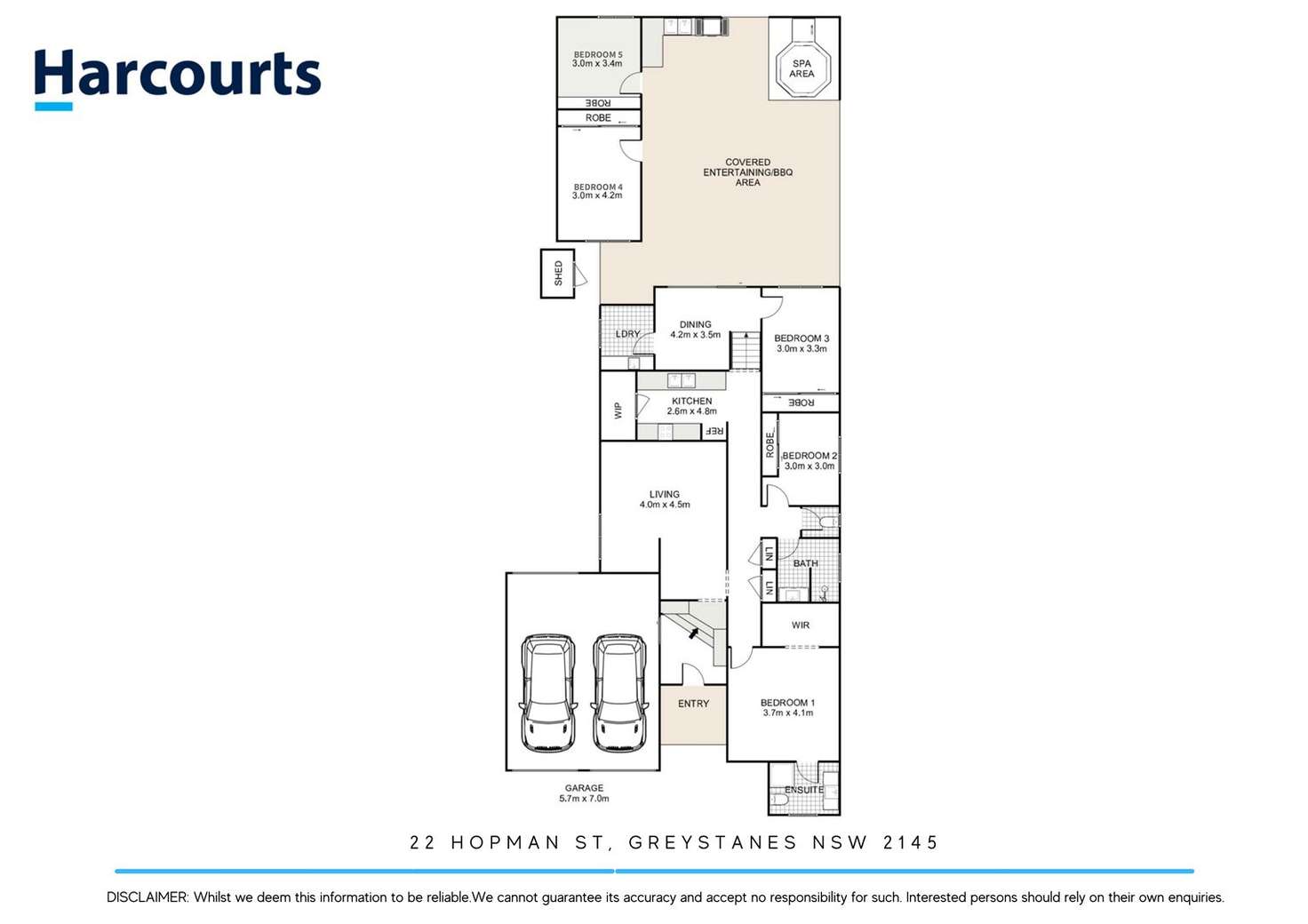 Floorplan of Homely house listing, 22 Hopman Street, Greystanes NSW 2145