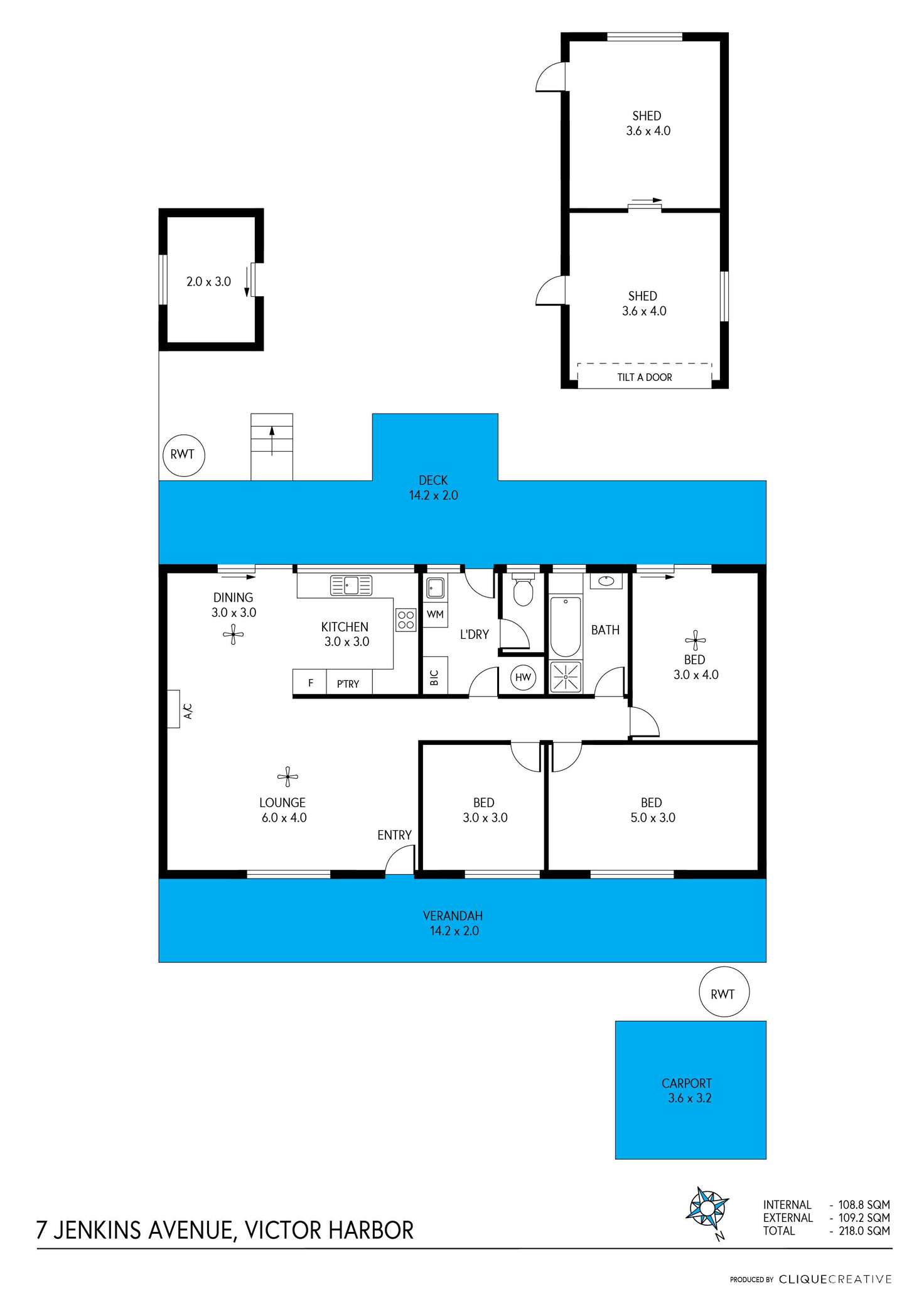 Floorplan of Homely house listing, 7 Jenkins Avenue, Victor Harbor SA 5211