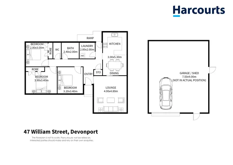 Floorplan of Homely house listing, 47 William Street, Devonport TAS 7310