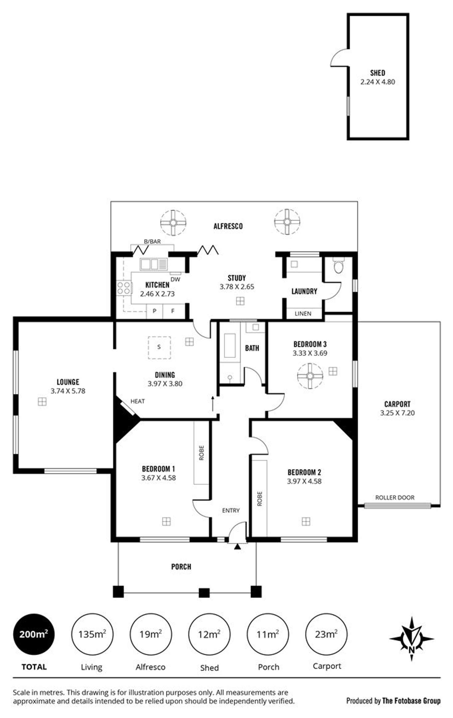 Floorplan of Homely house listing, 55 Forest Avenue, Black Forest SA 5035