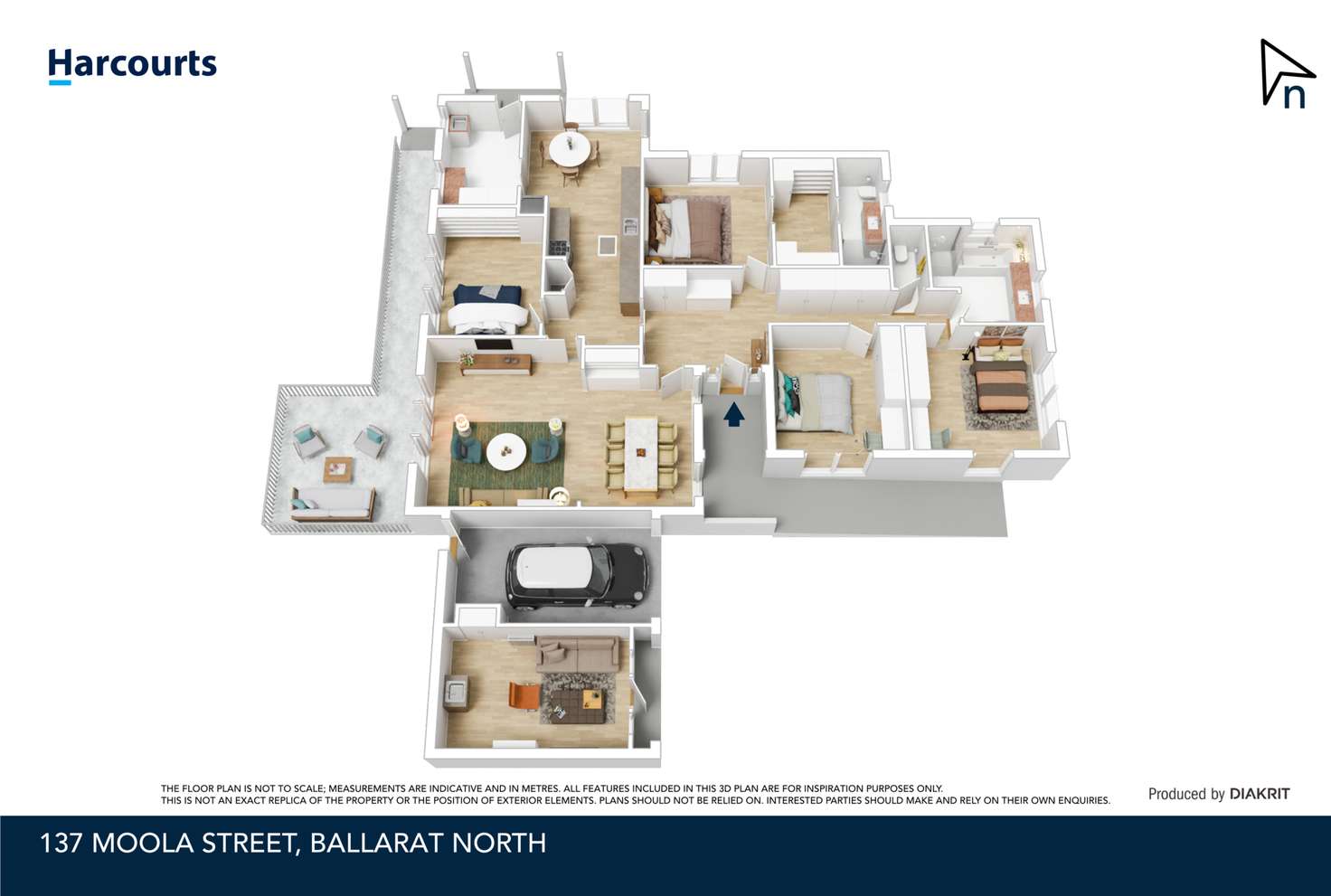 Floorplan of Homely house listing, 137 Moola Street, Ballarat North VIC 3350