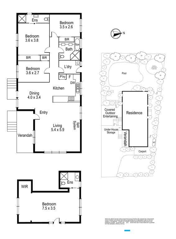Floorplan of Homely house listing, 13 Dalroy Crescent, Vermont South VIC 3133