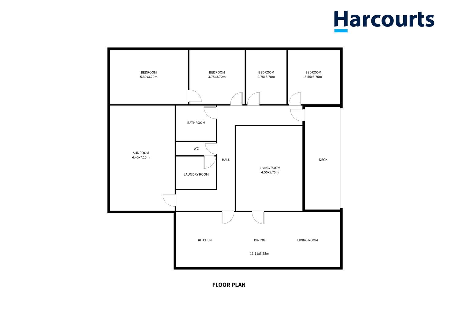 Floorplan of Homely house listing, 34 Gillespie Street, Horsham VIC 3400