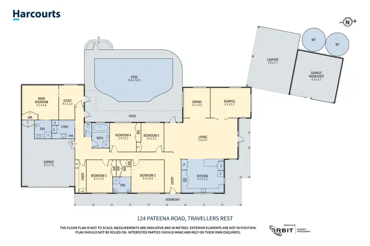 Floorplan of Homely house listing, 124 Pateena Road, Travellers Rest TAS 7250