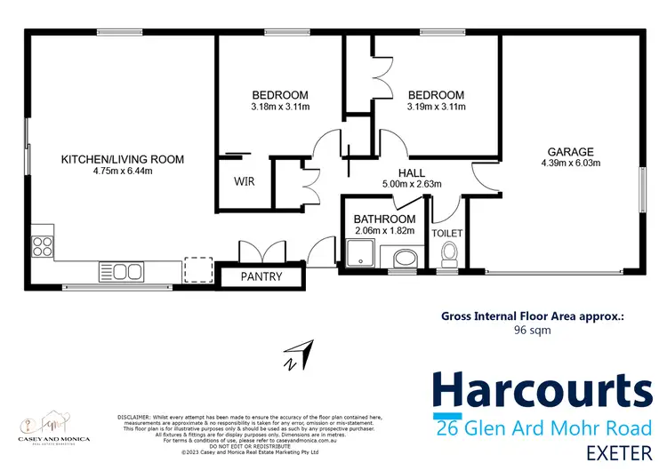 Floorplan of Homely house listing, 3/26 Glen Ard Mohr Road, Exeter TAS 7275