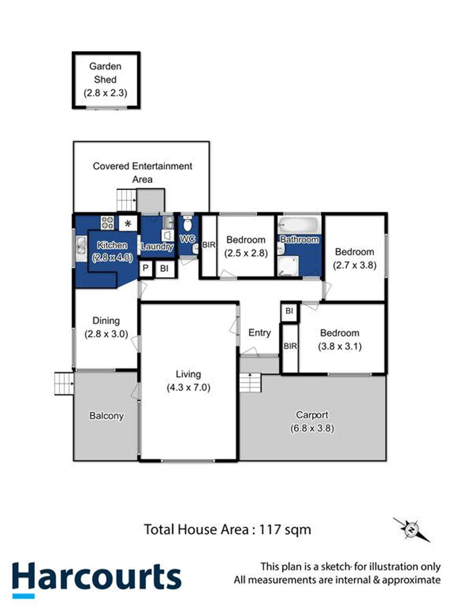 Floorplan of Homely house listing, 54 Crystal Downs Drive, Blackmans Bay TAS 7052