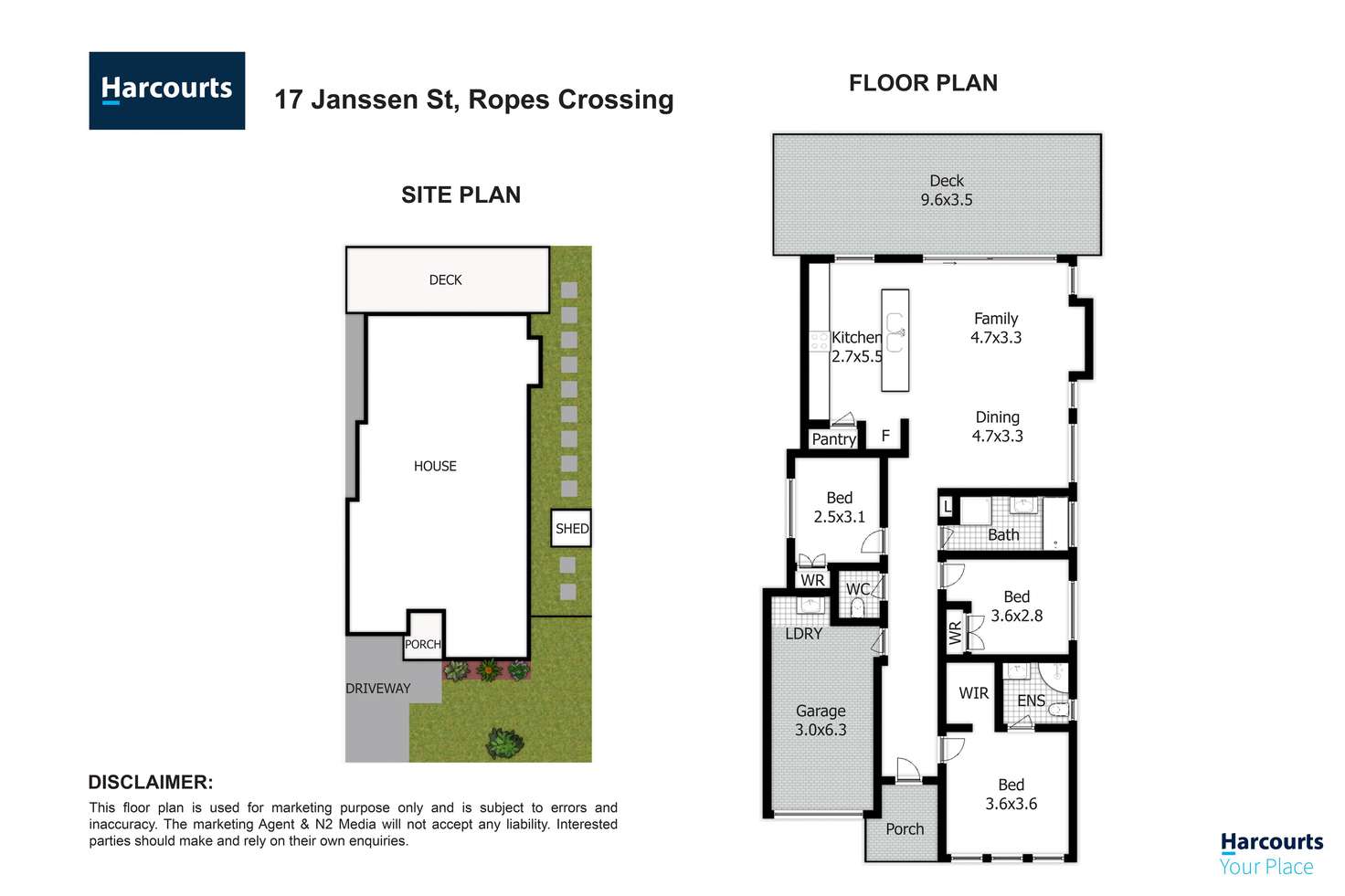 Floorplan of Homely house listing, 17 Janssen Street, Ropes Crossing NSW 2760