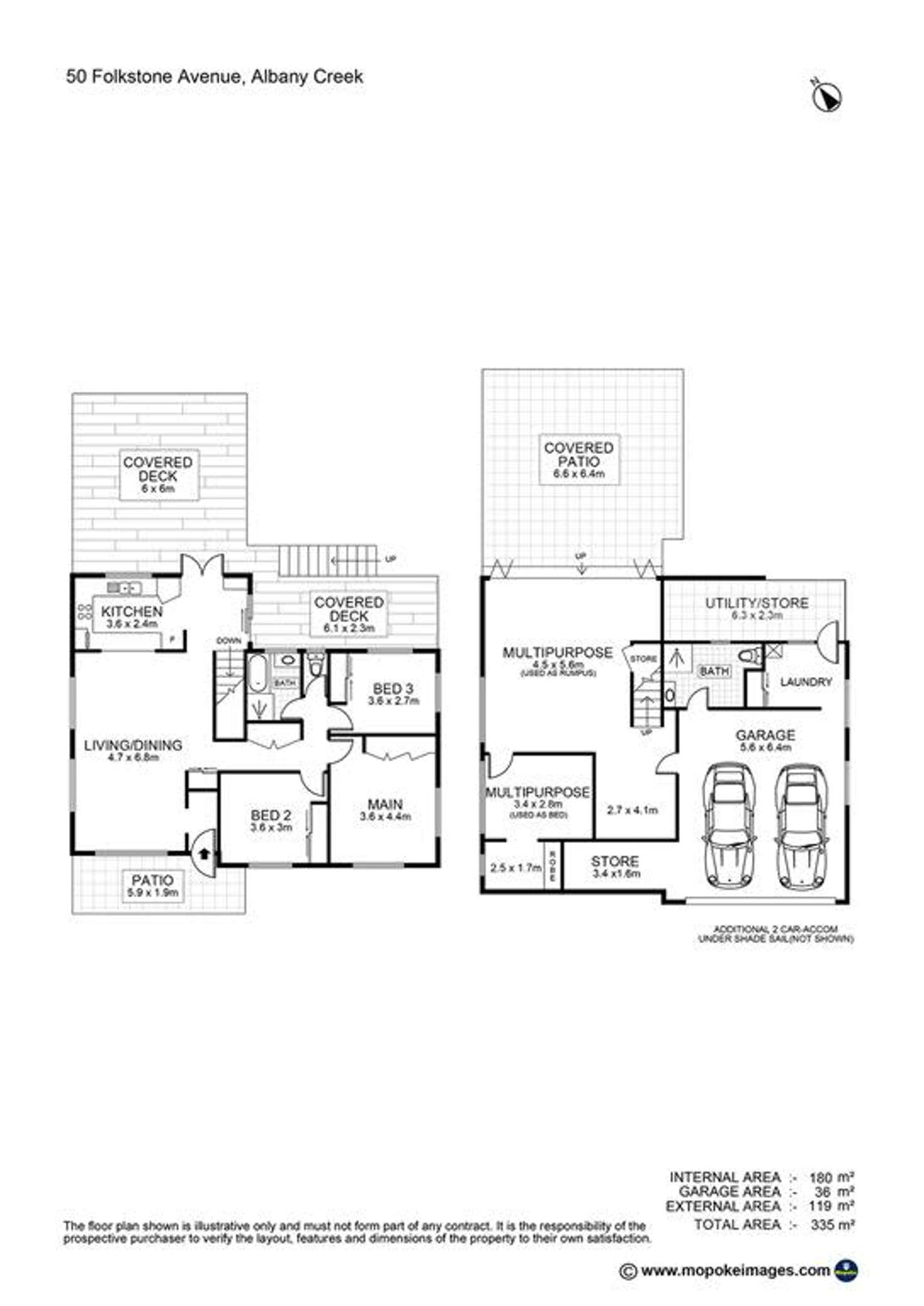 Floorplan of Homely house listing, 50 Folkstone Avenue, Albany Creek QLD 4035