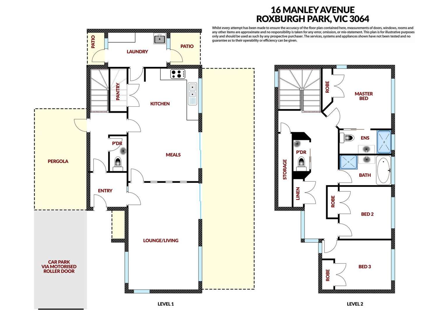 Floorplan of Homely house listing, 16 Manley Ave, Roxburgh Park VIC 3064