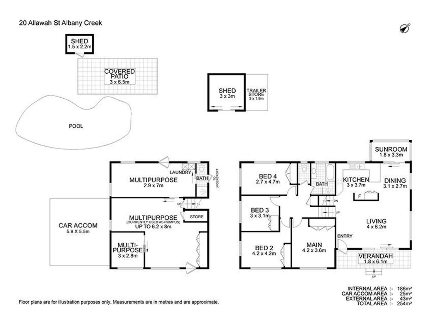 Floorplan of Homely house listing, 20 Allawah Street, Albany Creek QLD 4035