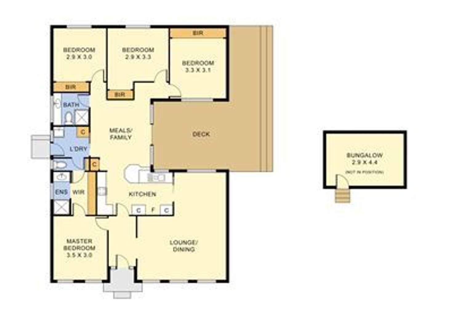 Floorplan of Homely house listing, 13 Melrose Court, Boronia VIC 3155