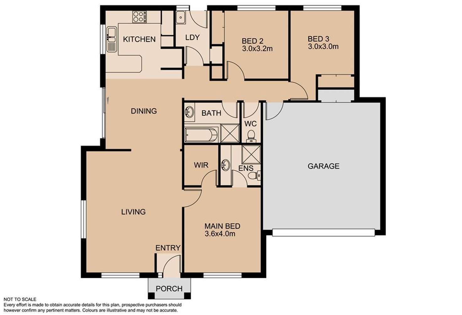 Floorplan of Homely house listing, 21 Mariners Way, Hastings VIC 3915