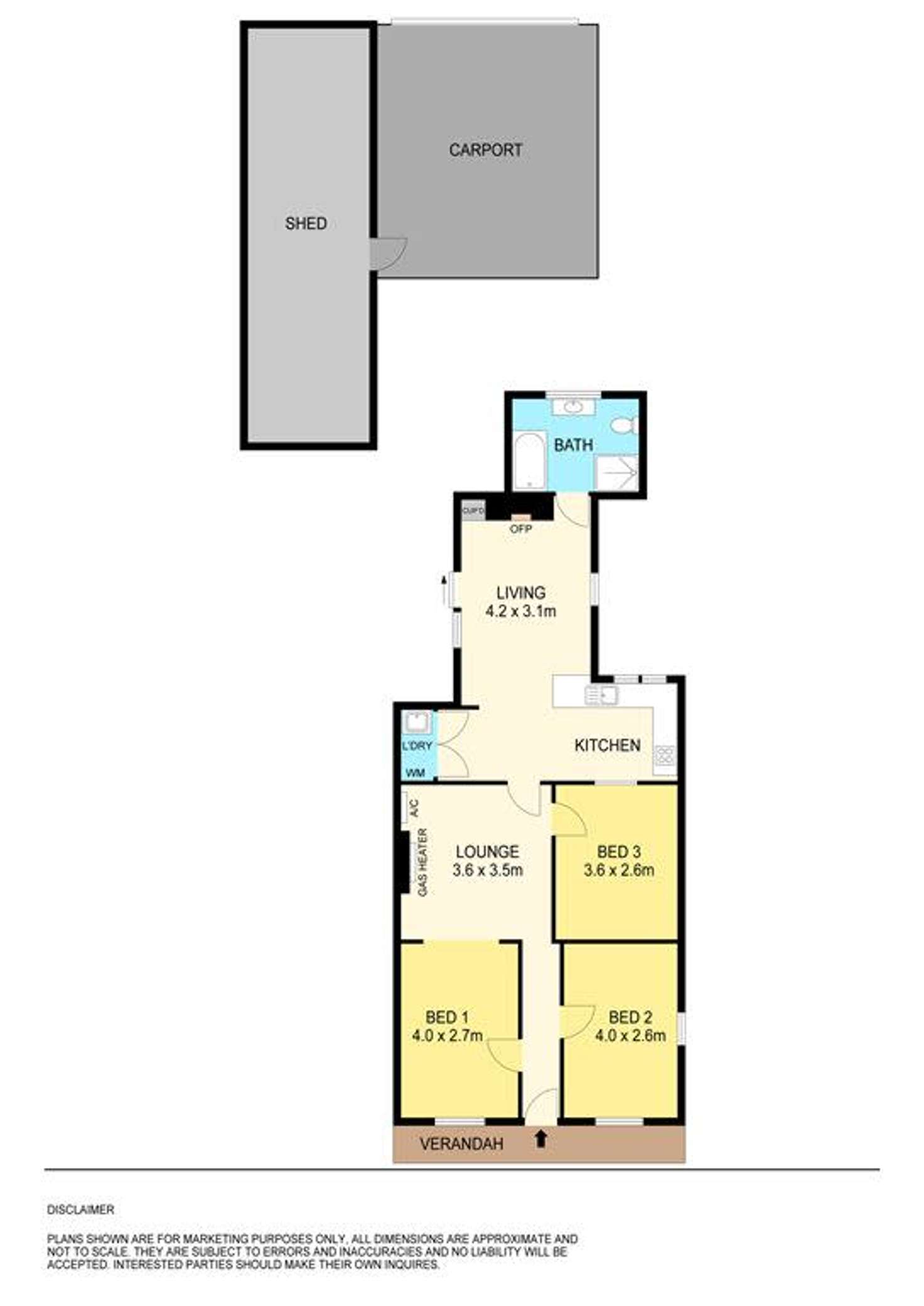 Floorplan of Homely house listing, 7 East Street South, Bakery Hill VIC 3350