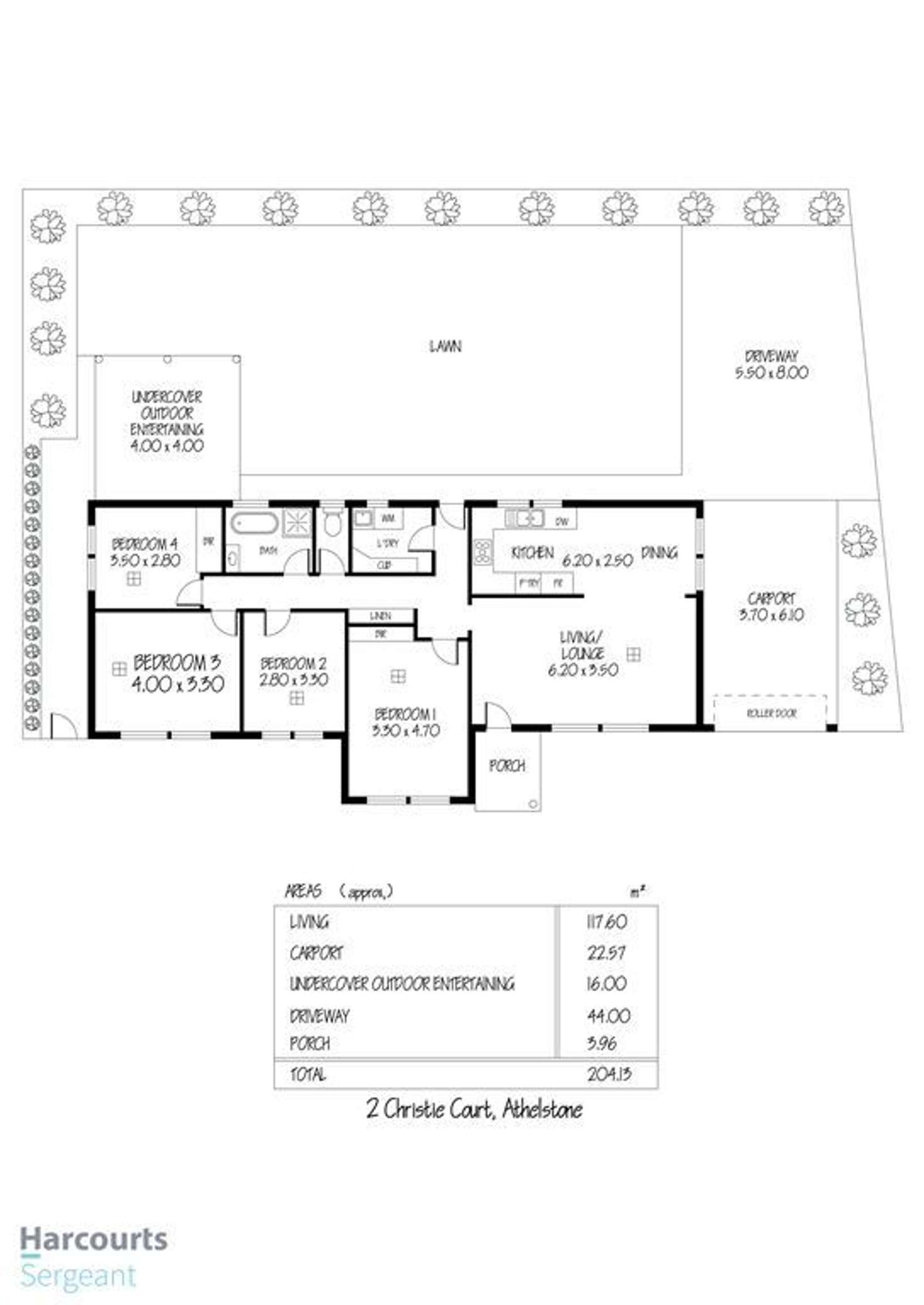 Floorplan of Homely house listing, 2 Christie Court, Athelstone SA 5076
