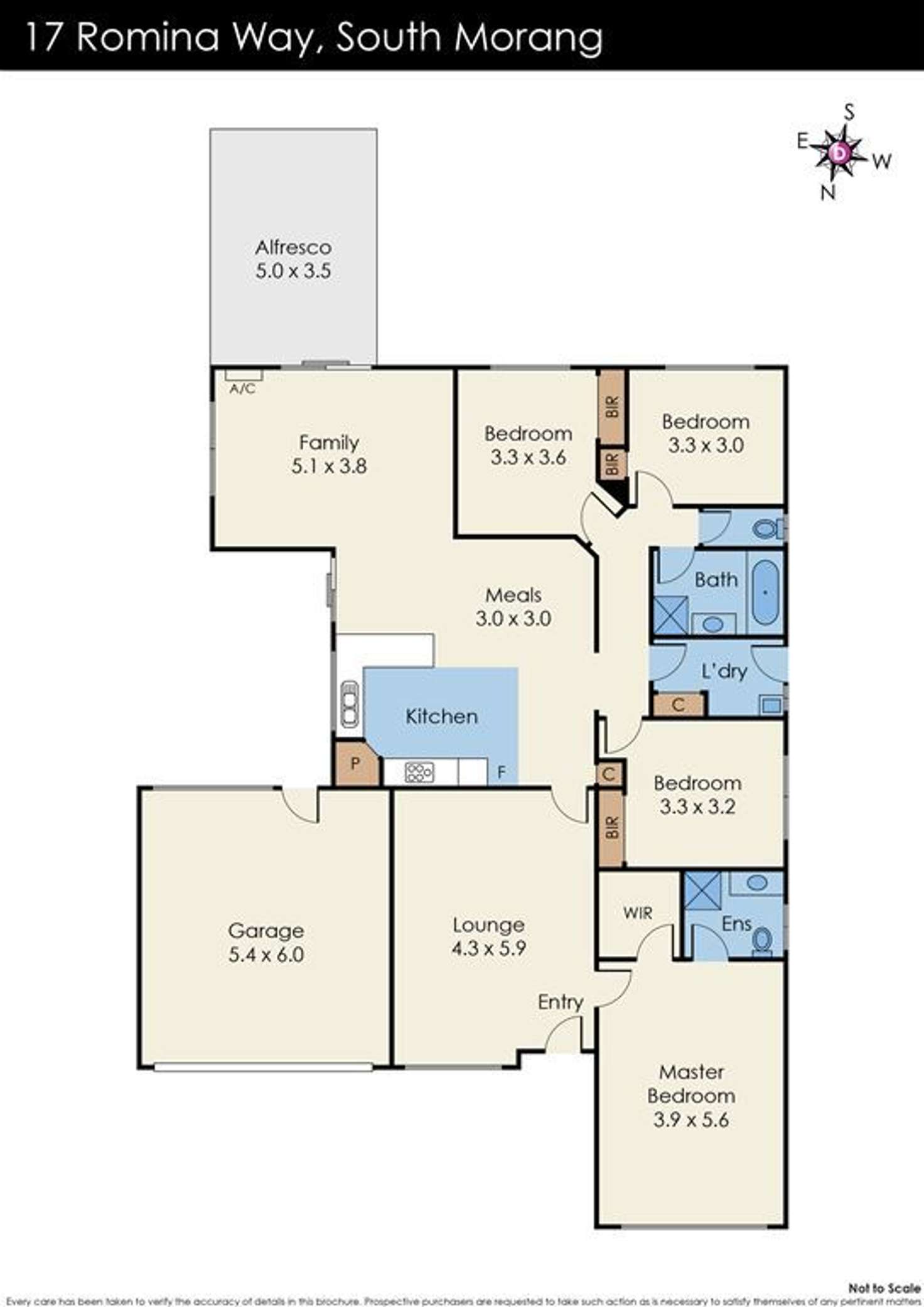 Floorplan of Homely house listing, 17 Romina Way, South Morang VIC 3752