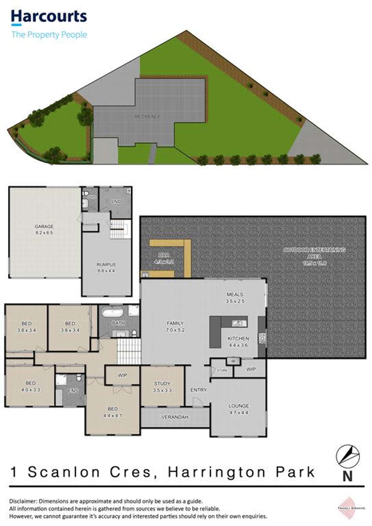 Floorplan of Homely house listing, 1 Scanlon Crescent, Harrington Park NSW 2567