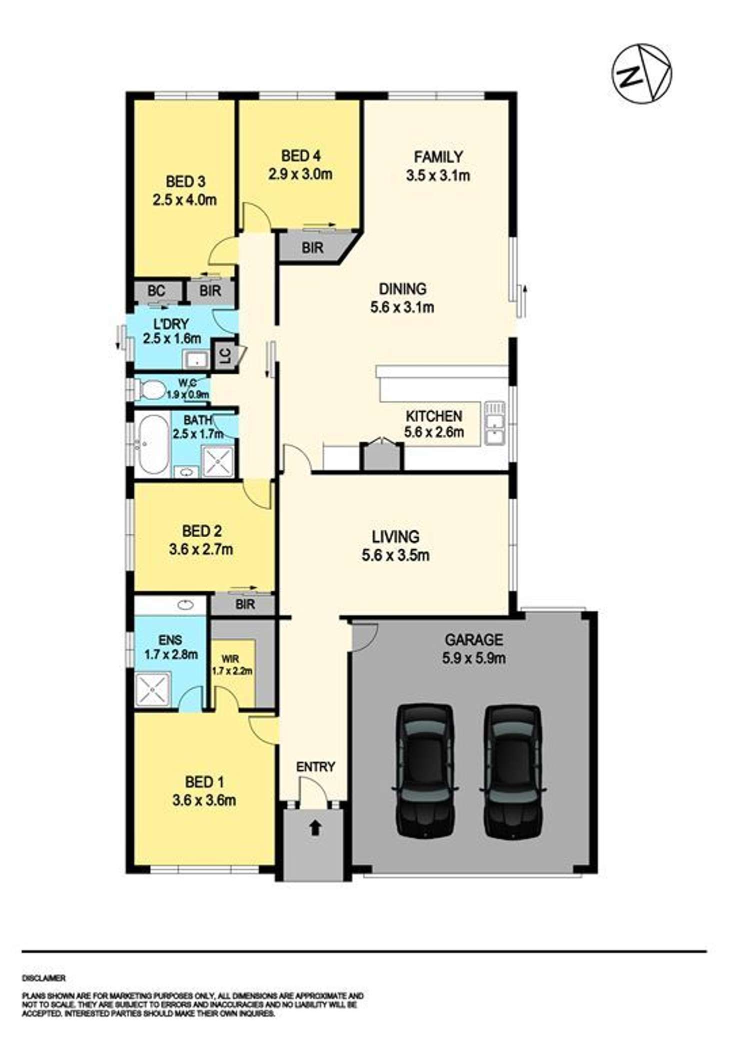 Floorplan of Homely house listing, 9 Hanwood Close, Delacombe VIC 3356
