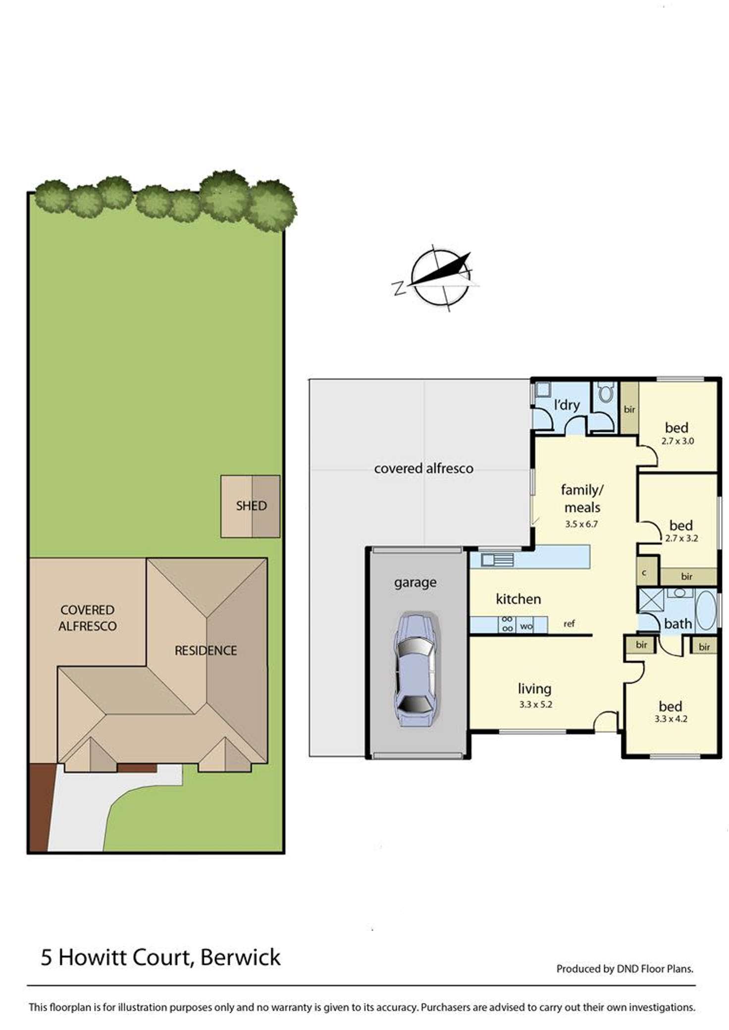 Floorplan of Homely house listing, 5 Howitt Court, Berwick VIC 3806