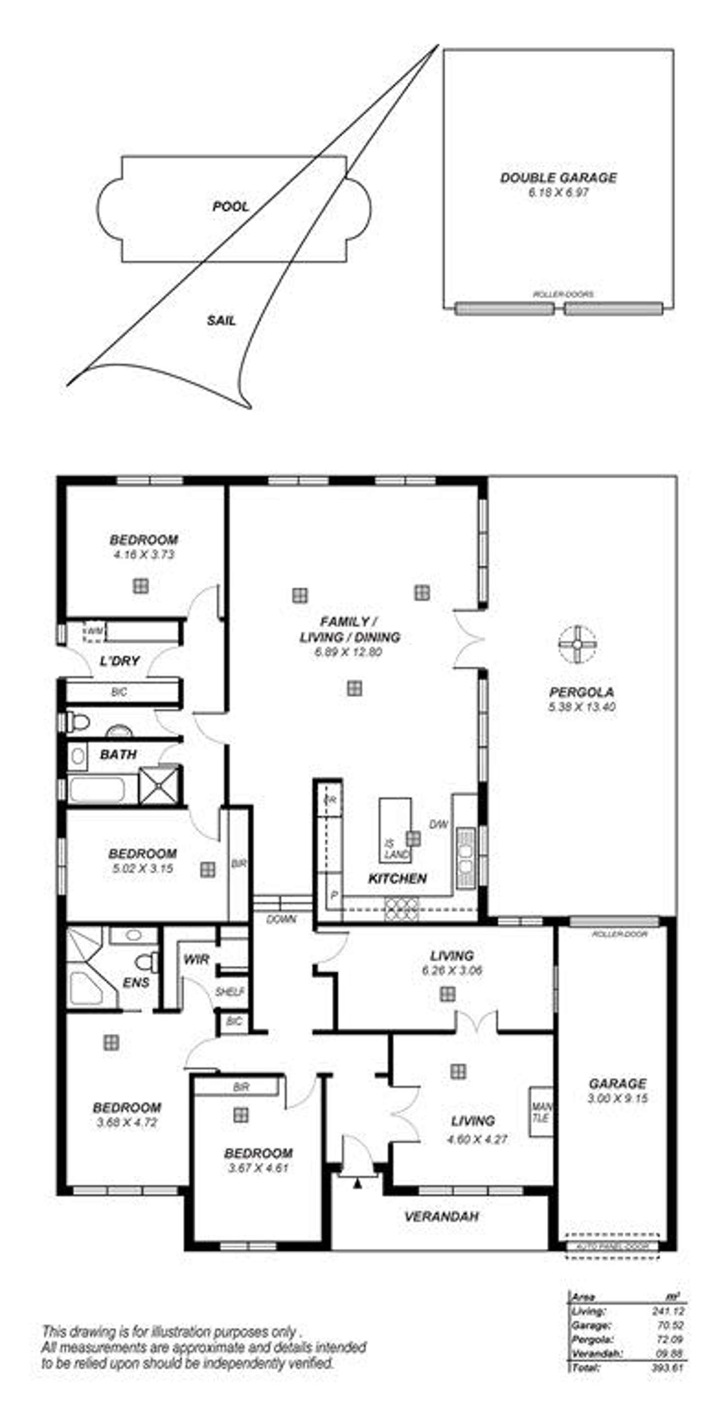 Floorplan of Homely house listing, 4 Shirley Avenue, Felixstow SA 5070