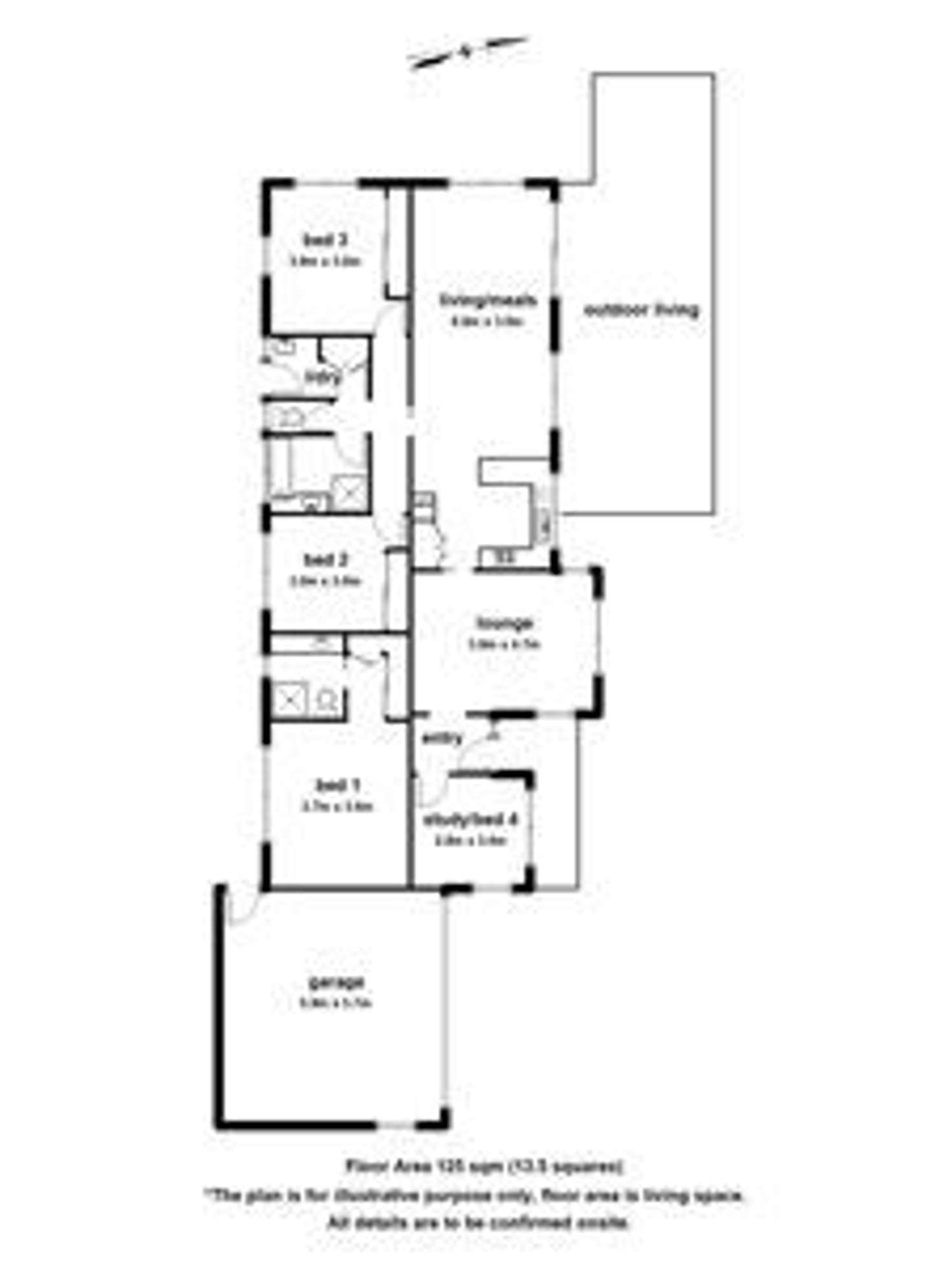 Floorplan of Homely house listing, 35 Allunga Parade, Berwick VIC 3806