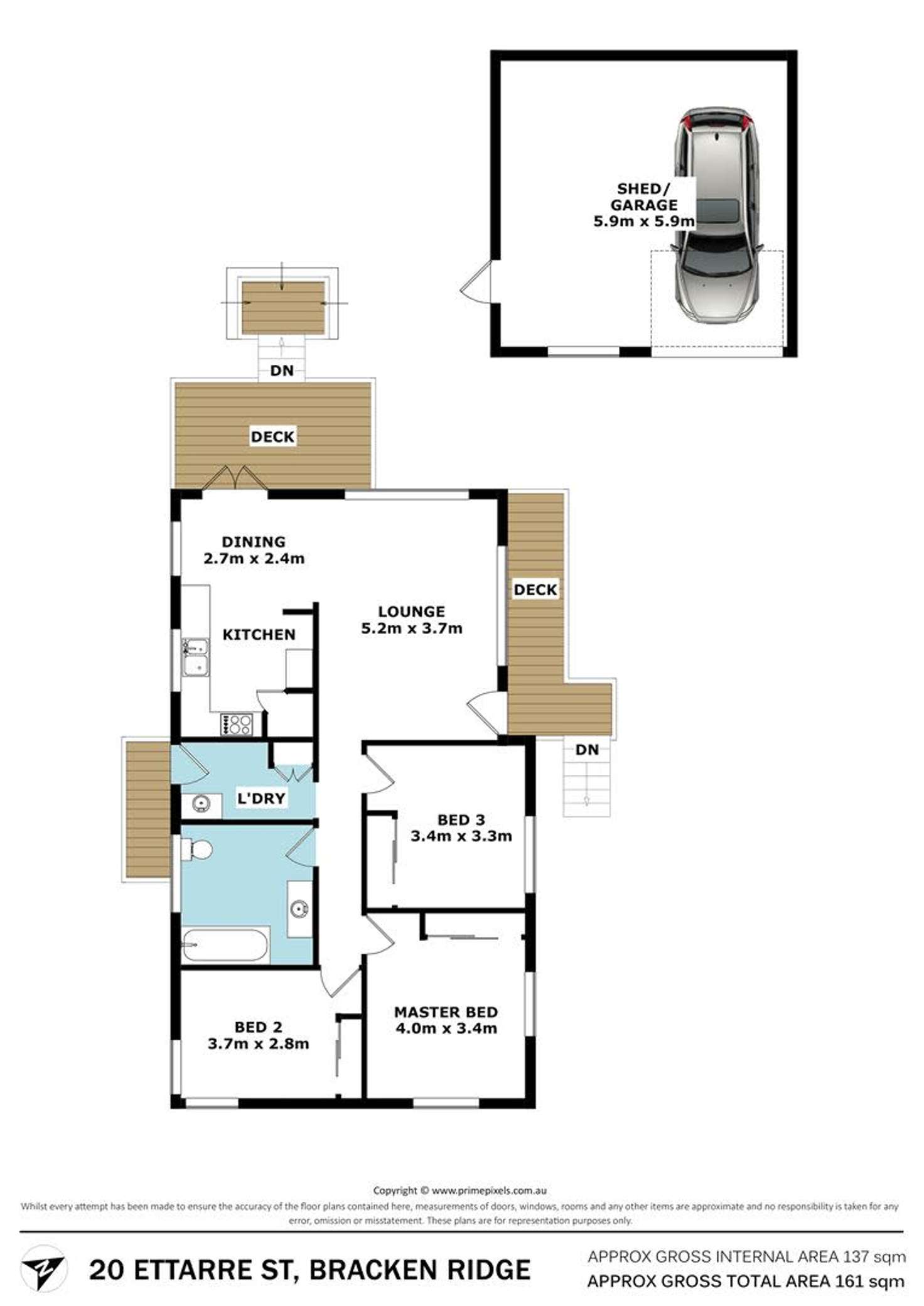 Floorplan of Homely house listing, 20 Ettarre Street, Bracken Ridge QLD 4017