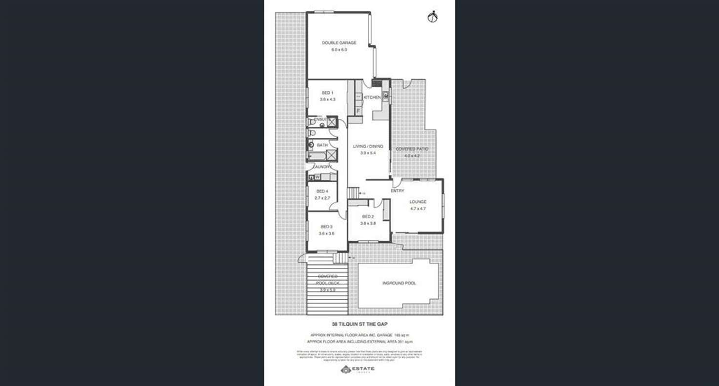 Floorplan of Homely house listing, 38 Tilquin Street, The Gap QLD 4061