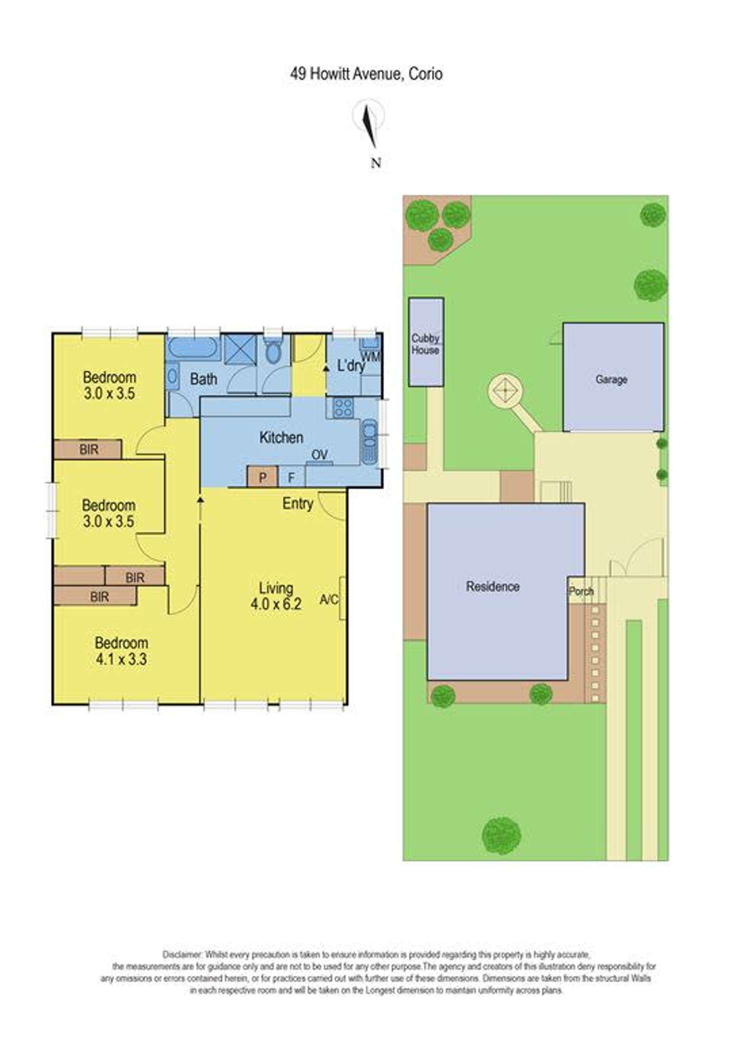 Floorplan of Homely house listing, 49 Howitt Avenue, Corio VIC 3214