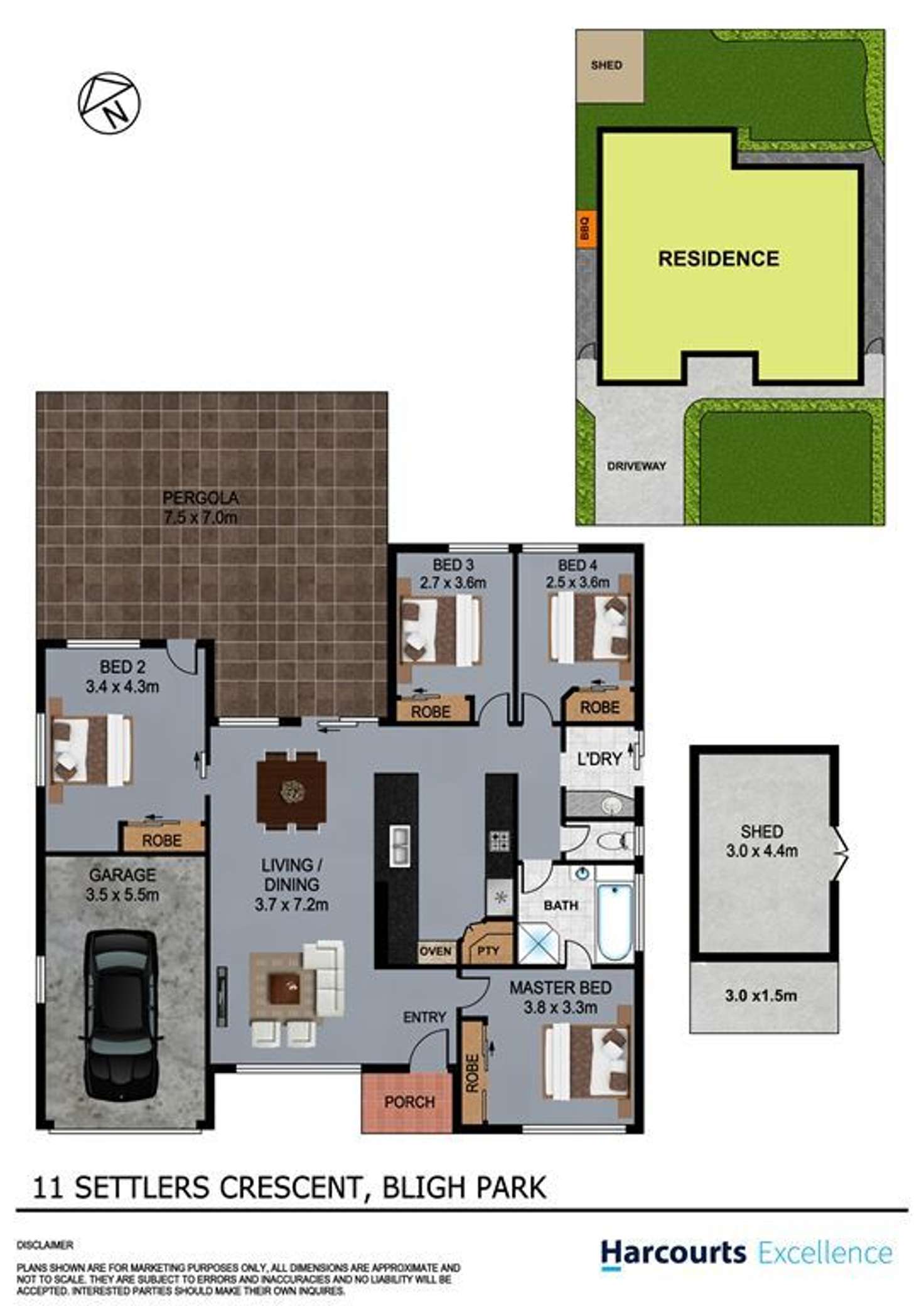 Floorplan of Homely house listing, 11 Settlers Crescent, Bligh Park NSW 2756