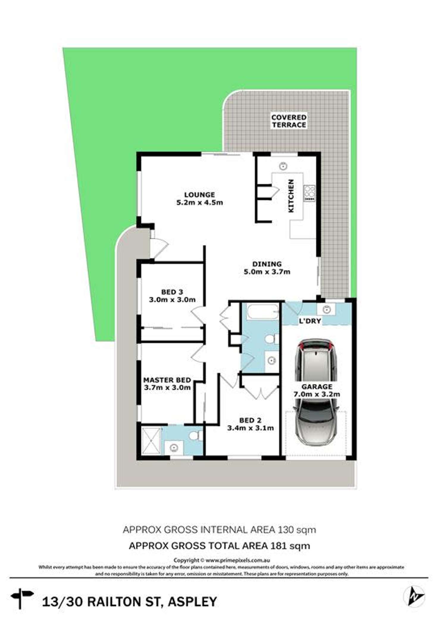 Floorplan of Homely villa listing, 13/30 Railton, Aspley QLD 4034