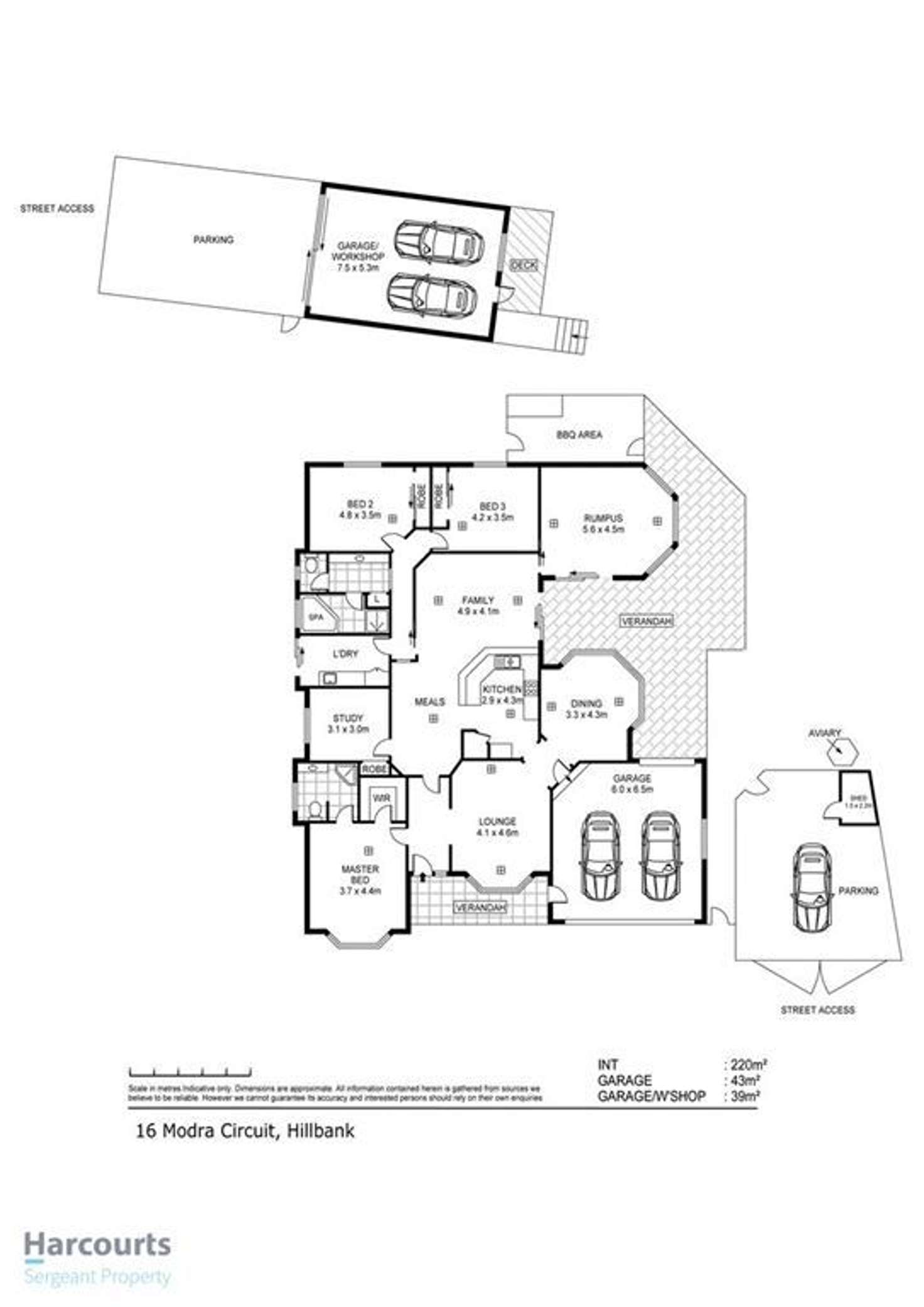 Floorplan of Homely house listing, 16 Modra Circuit, Hillbank SA 5112