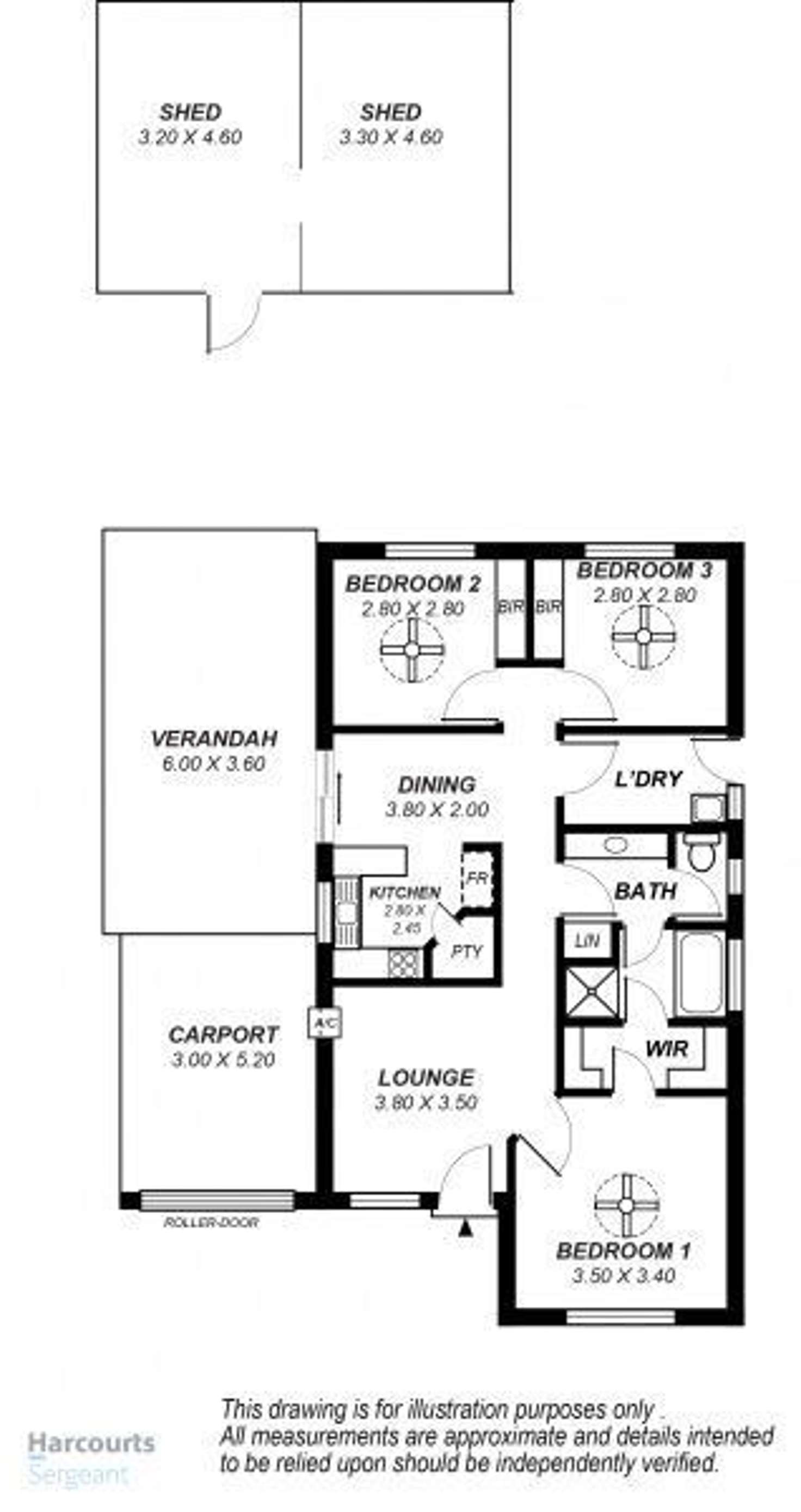 Floorplan of Homely house listing, 17 Burdett Drive, Paralowie SA 5108